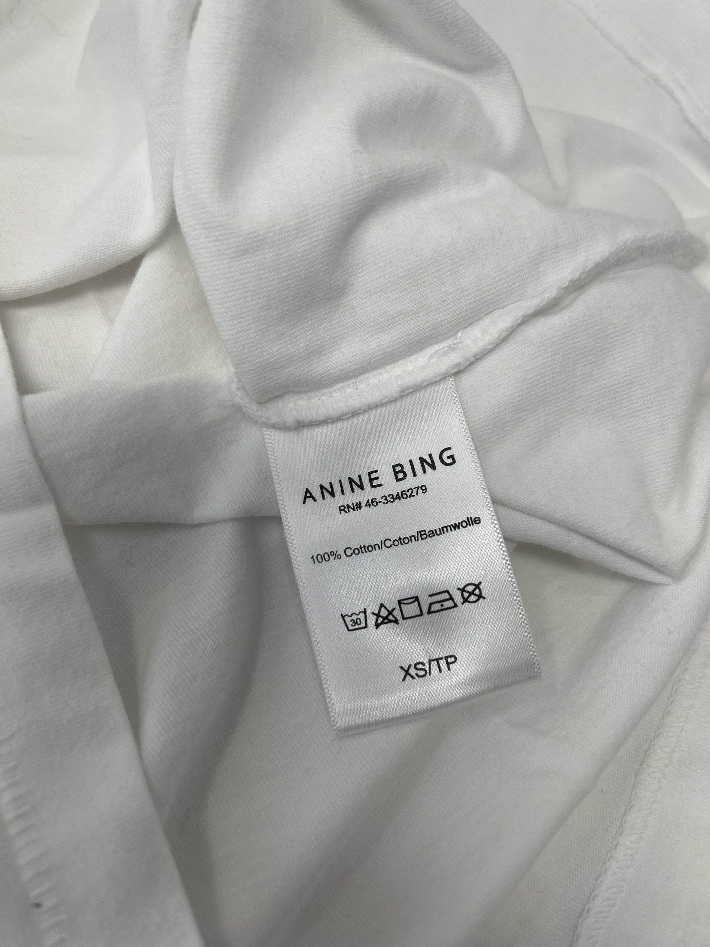 second season LILI TEE - TONAL WHITE - SIZE XS