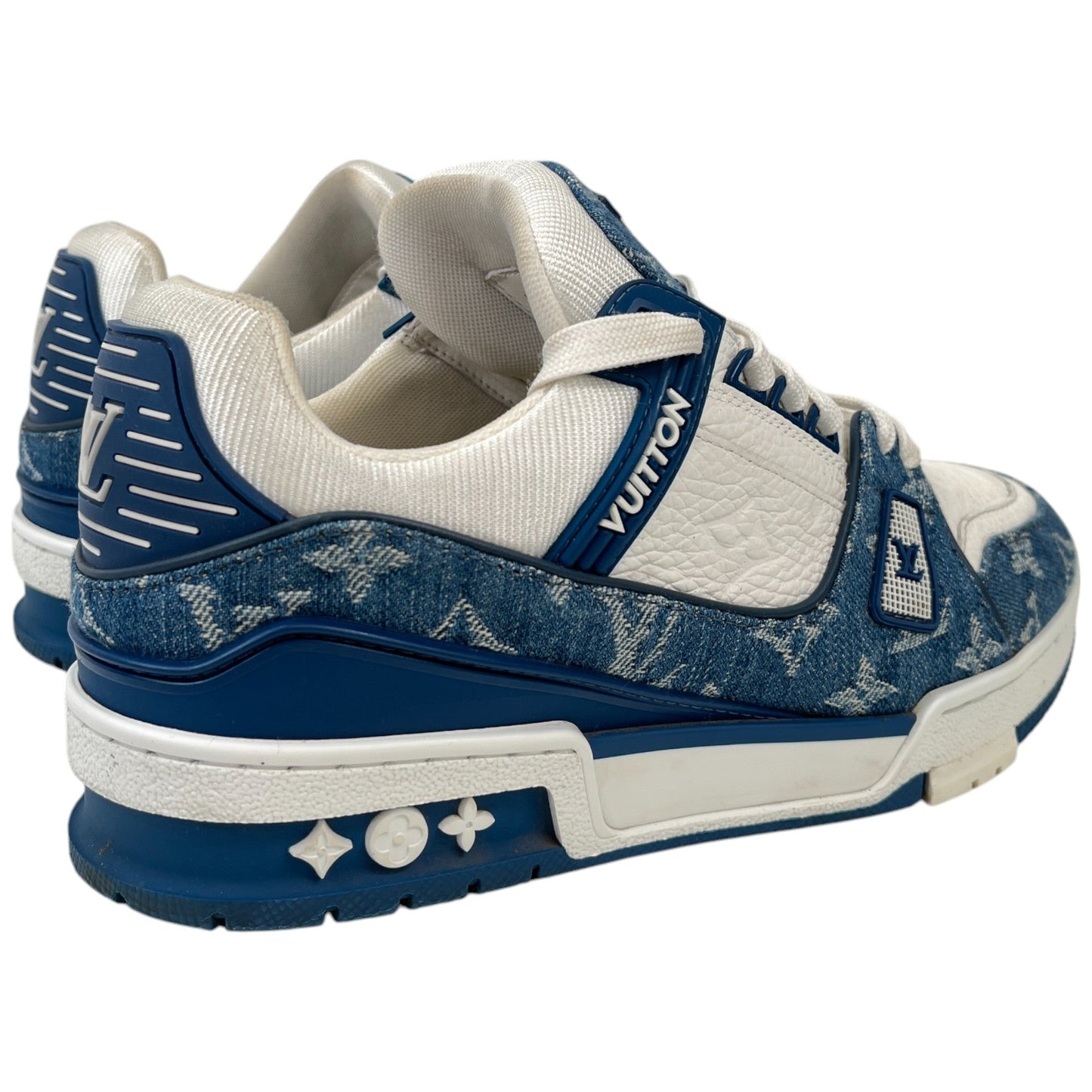 Women's Lv Denim Low Trainers White Size EU 38 / UK 5