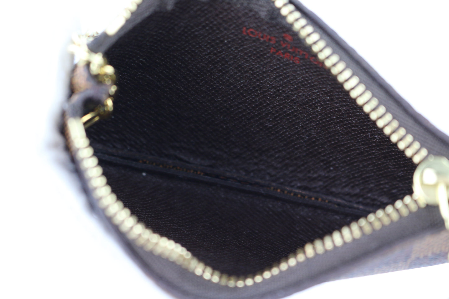 Damier Ebene Canvas Key Pouch