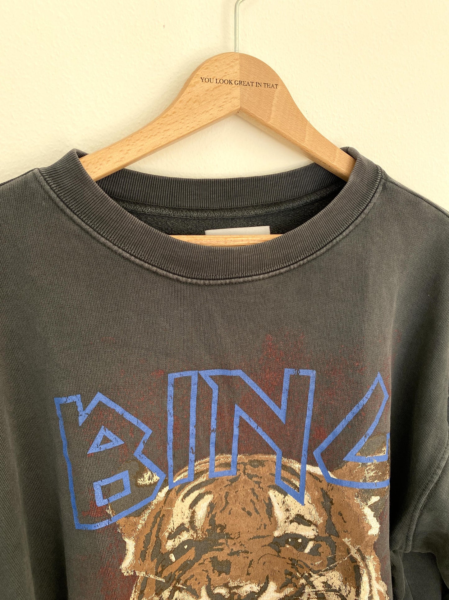 ANINE BING TIGER SWEATSHIRT - SIZE XS