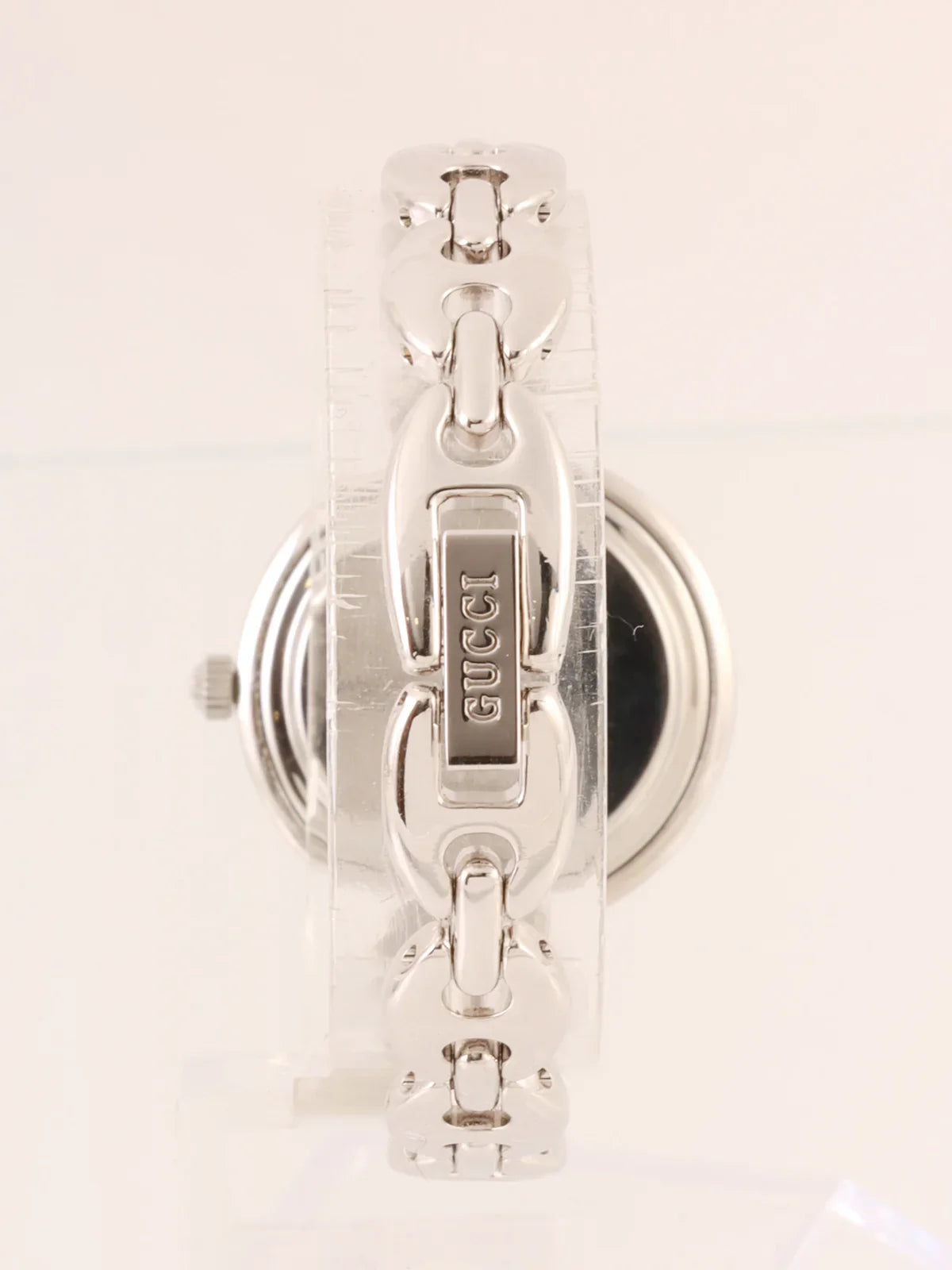 GUCCI Metallic Changeable Bezel Watch 6Colors/Silver