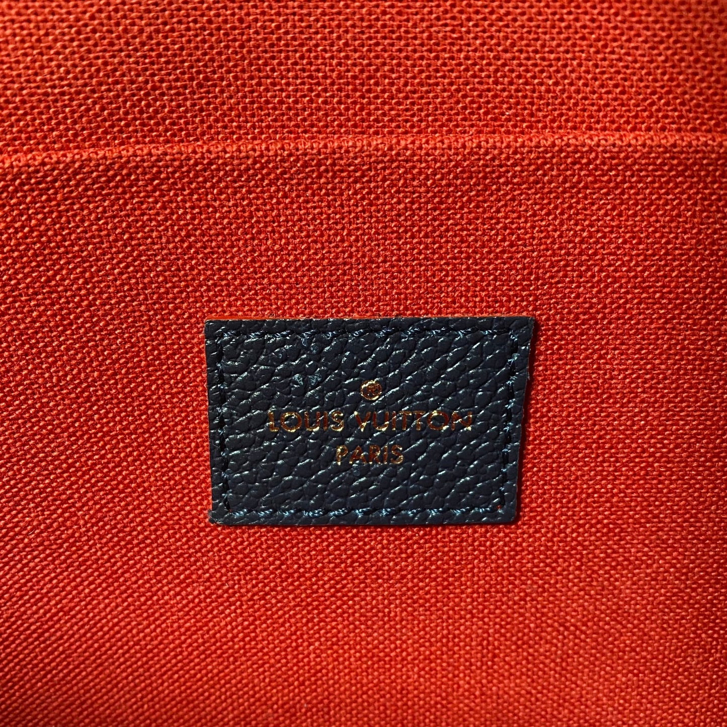 LOUIS VUITTON Felicie Pochette Navy Empreinte (3pc)