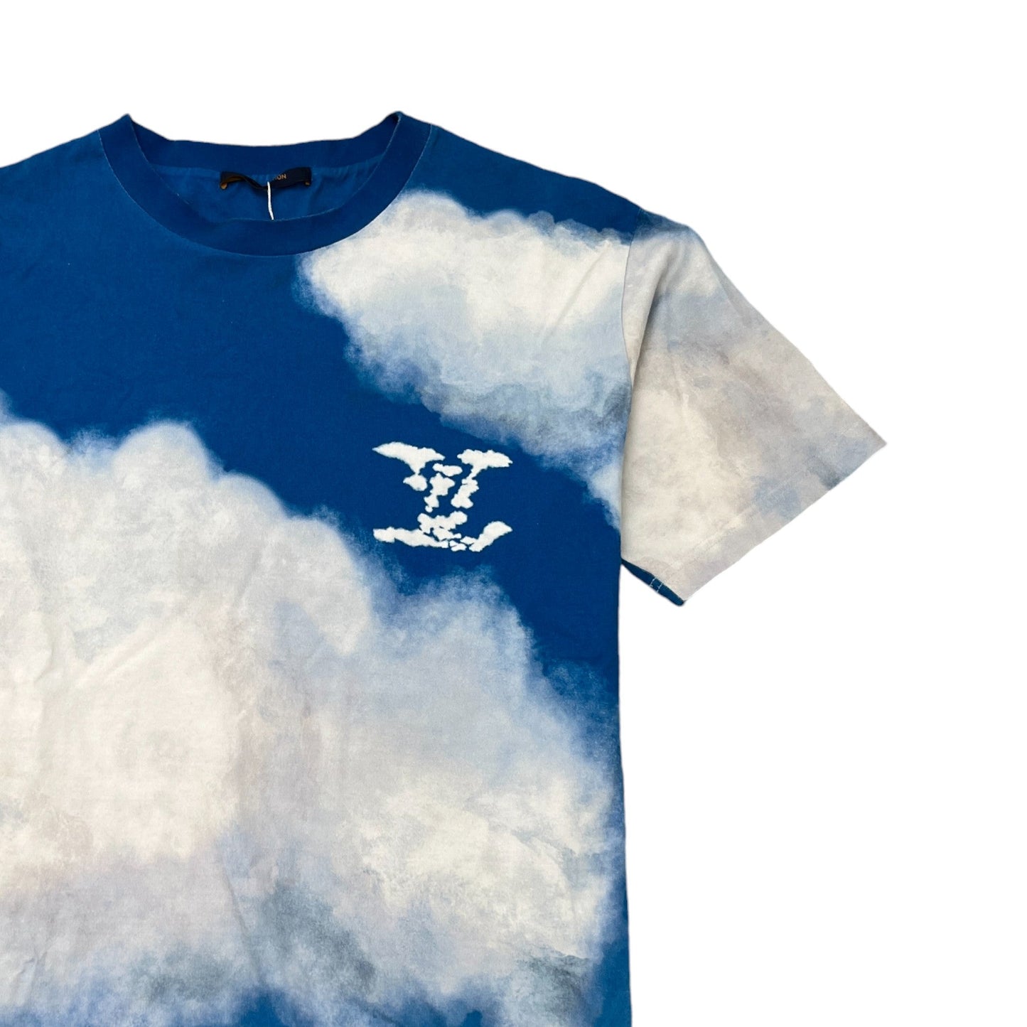 Men's Cloud Logo T-Shirt Blue Size XL
