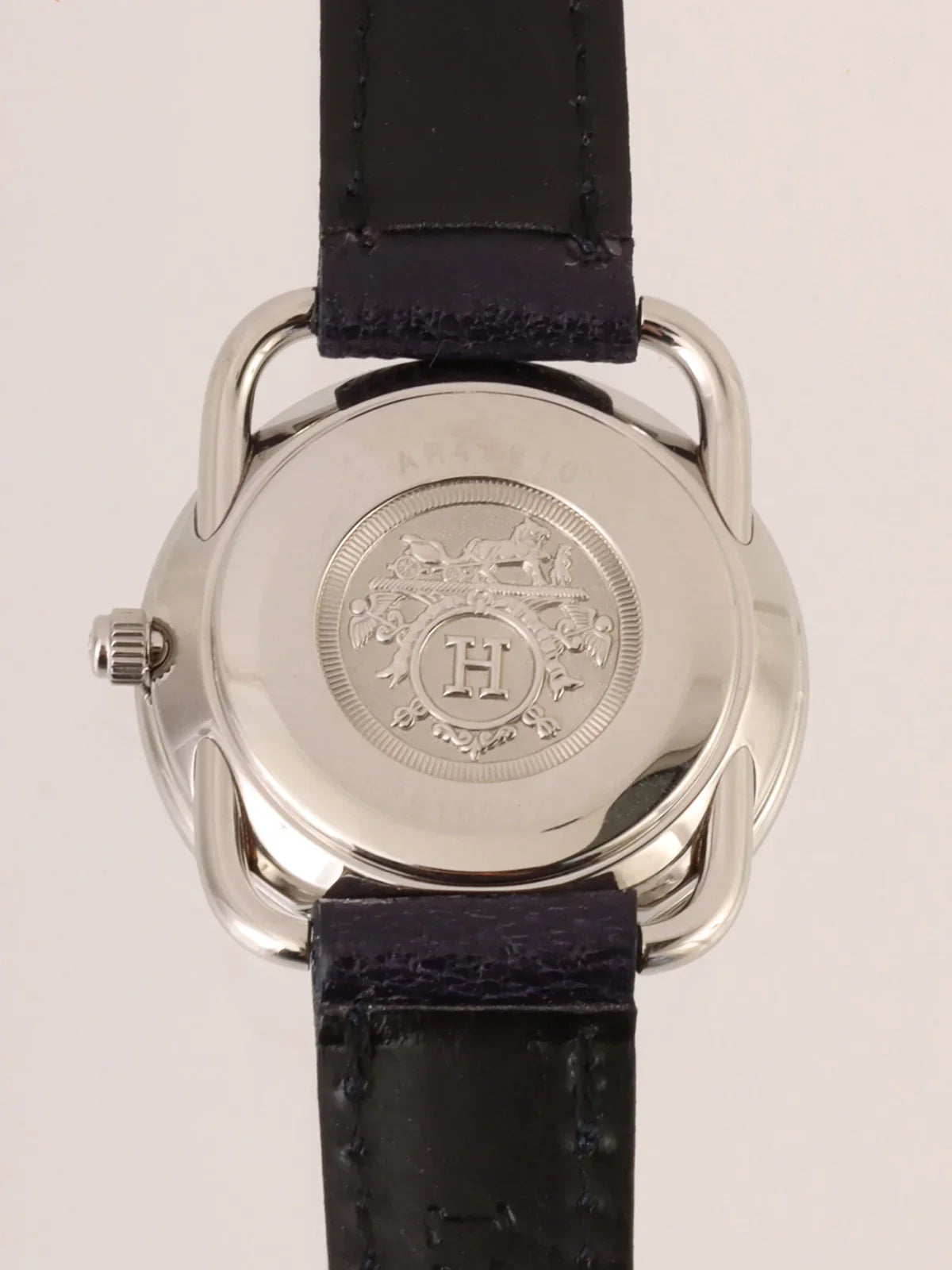 HERMES Arceau Silver/Dark Purple