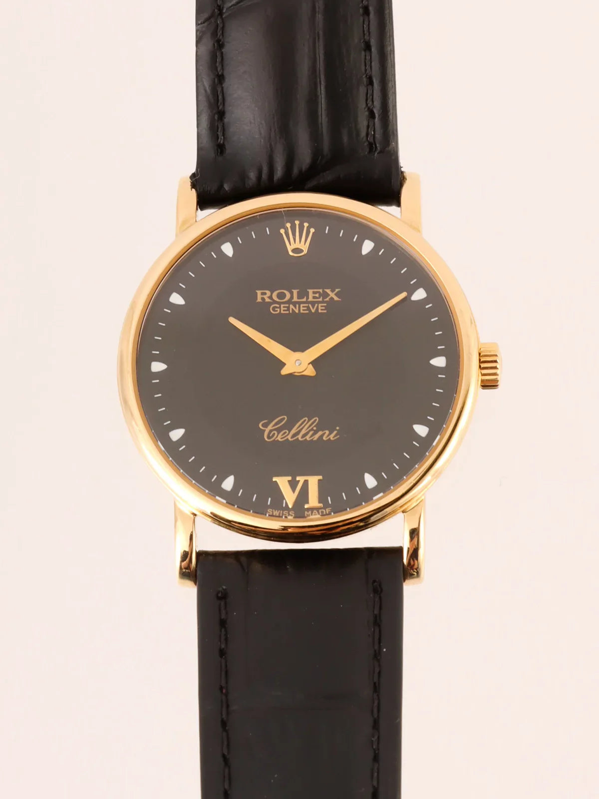 ROLEX Cellini Gold/Black