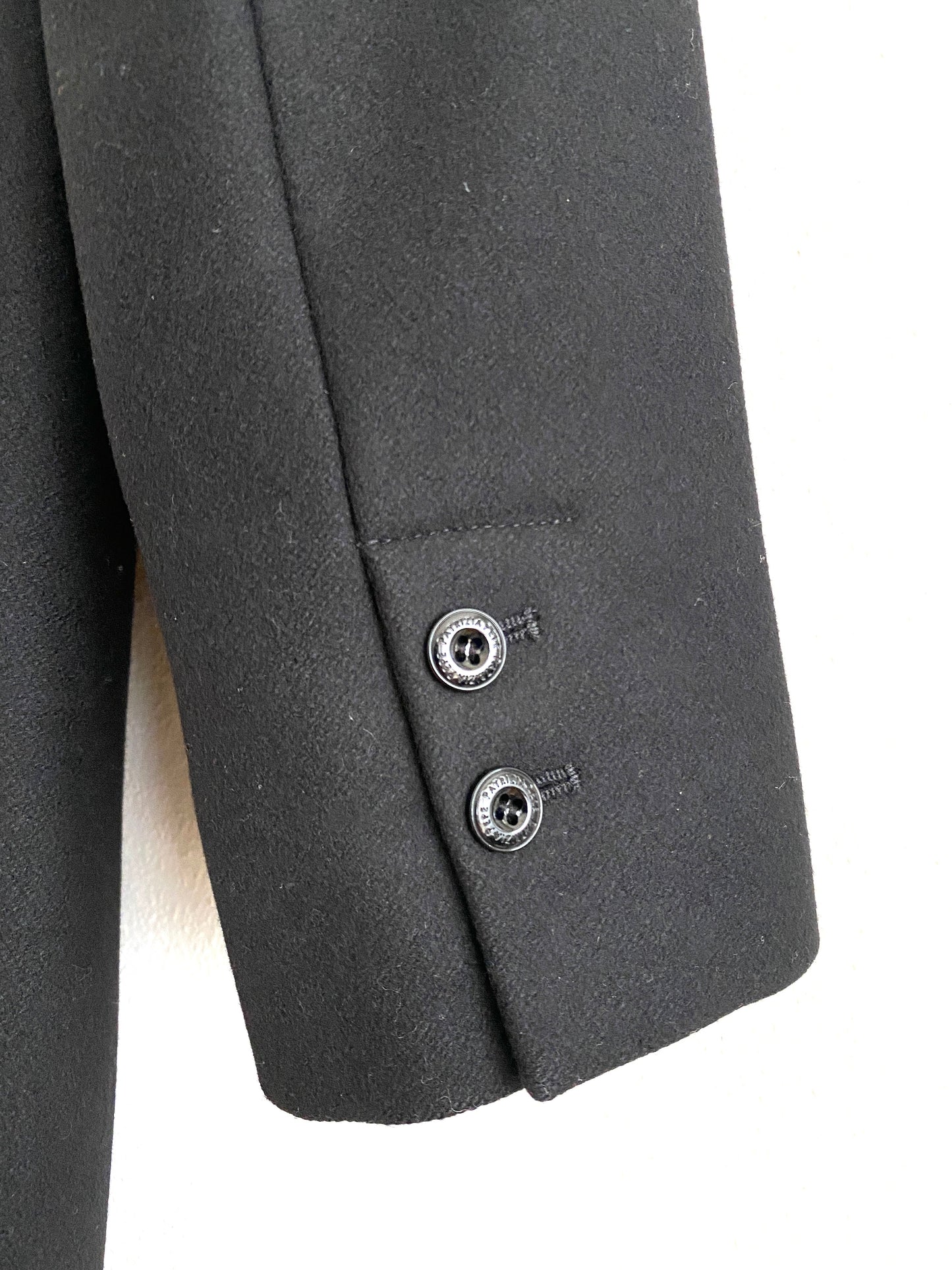 PATRIZIA PEPE WOOL COAT BLACK - SIZE IT 44