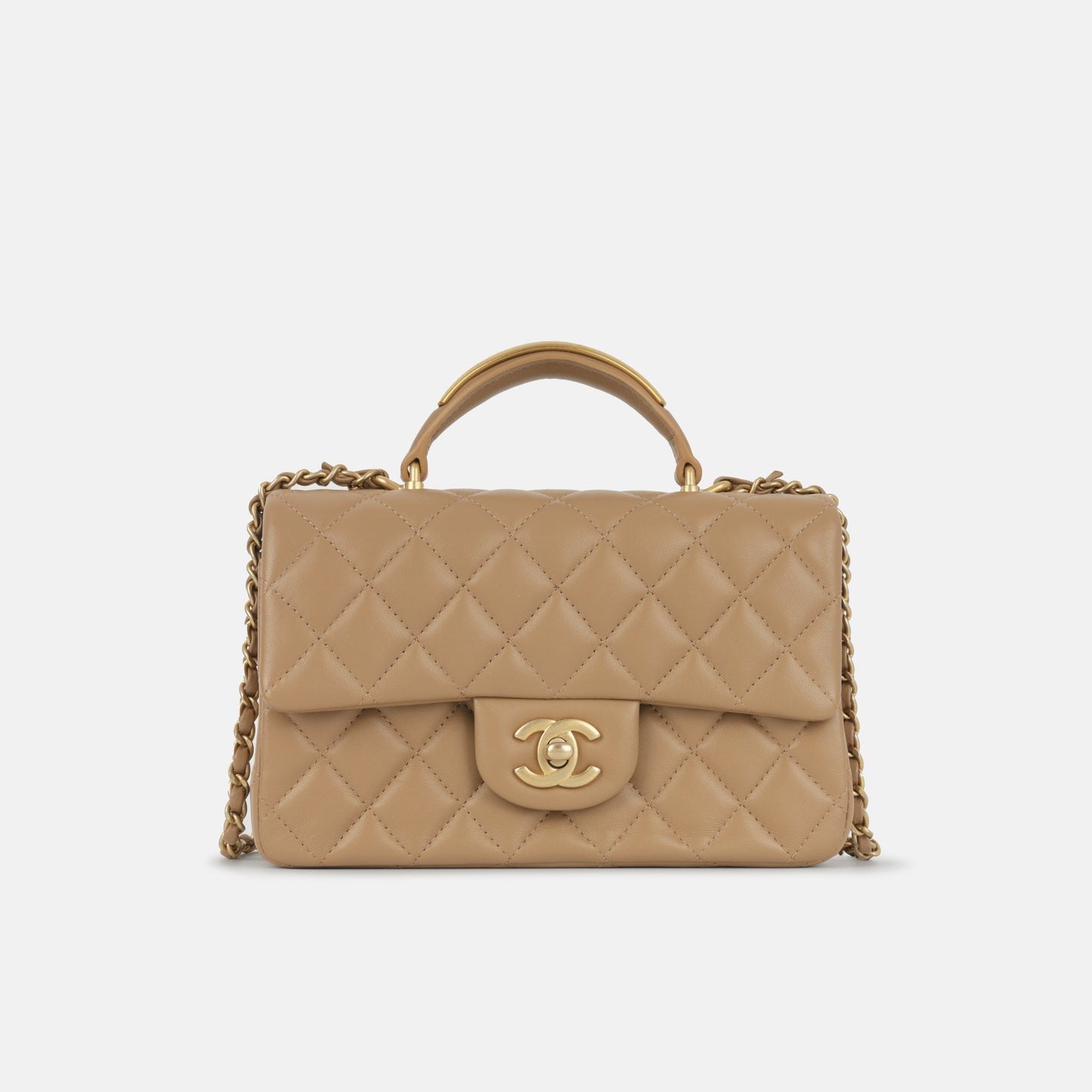 Chanel Mini Rectangular Plaque Top Handle