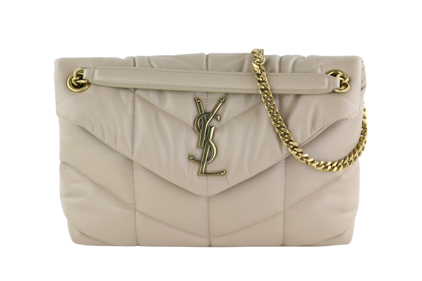 Beige LouLou Small Puffer Bag
