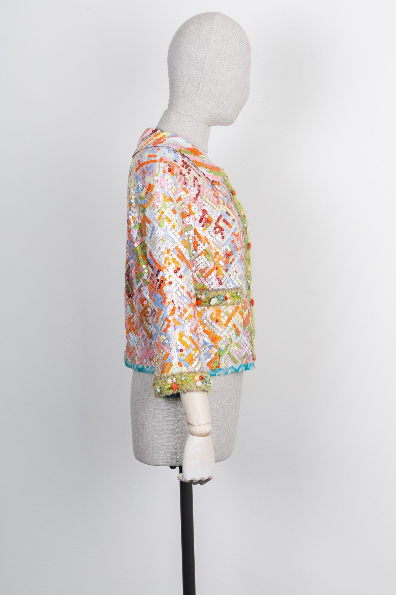 LOUIS VUITTON Sequin Jacket Multicolor S/S 2008
