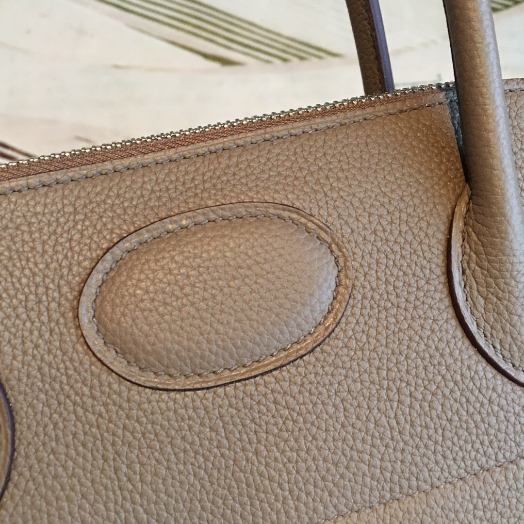 GLAMI Bolide Bag Grey For Women Silver Toned Hardware 12.6in/32cm