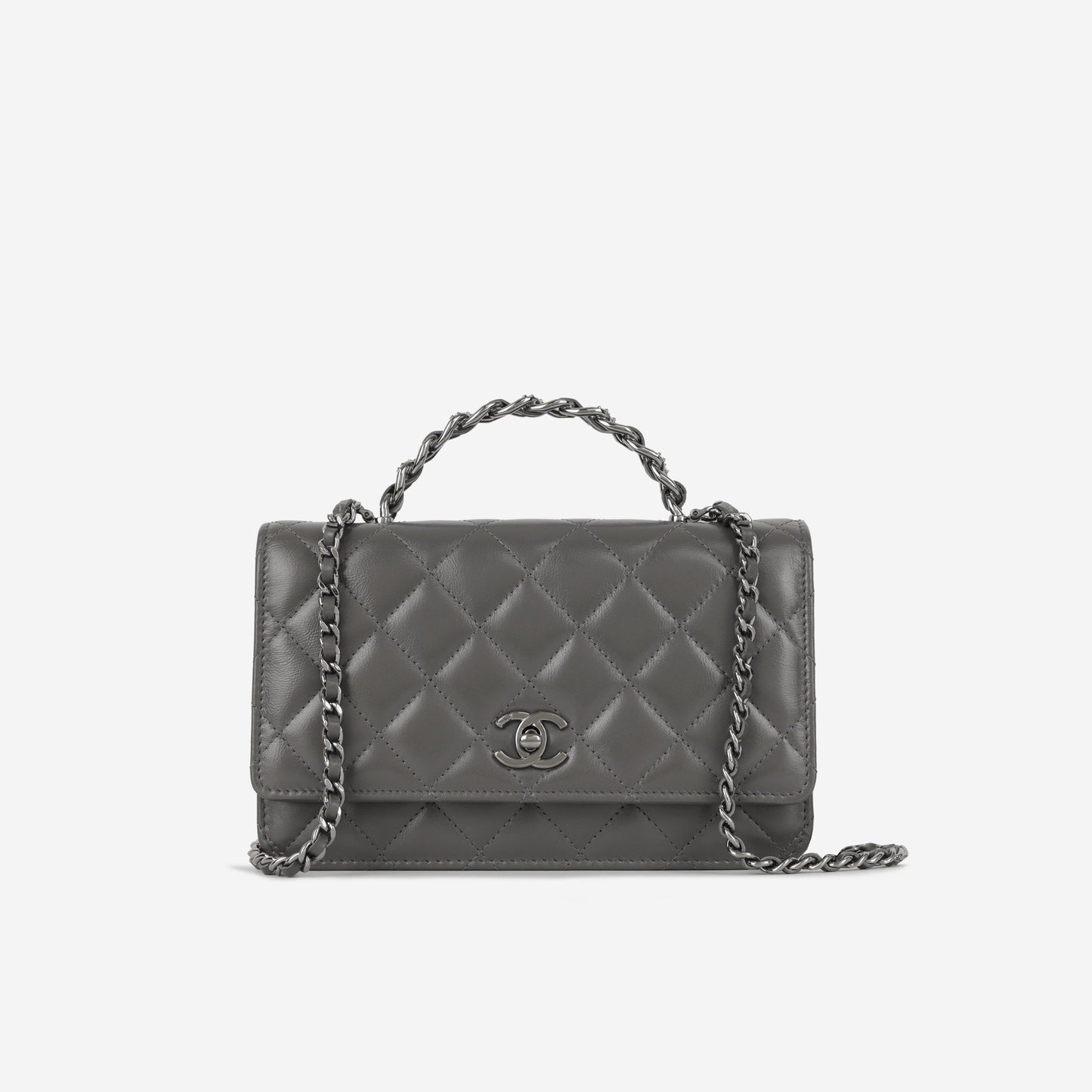 Chanel Top Handle Wallet on Chain