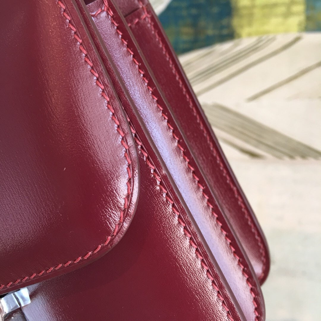 GLAMI ConstanGLAMI Burgundy For Women Silver Toned Hardware 7.4in/19cm