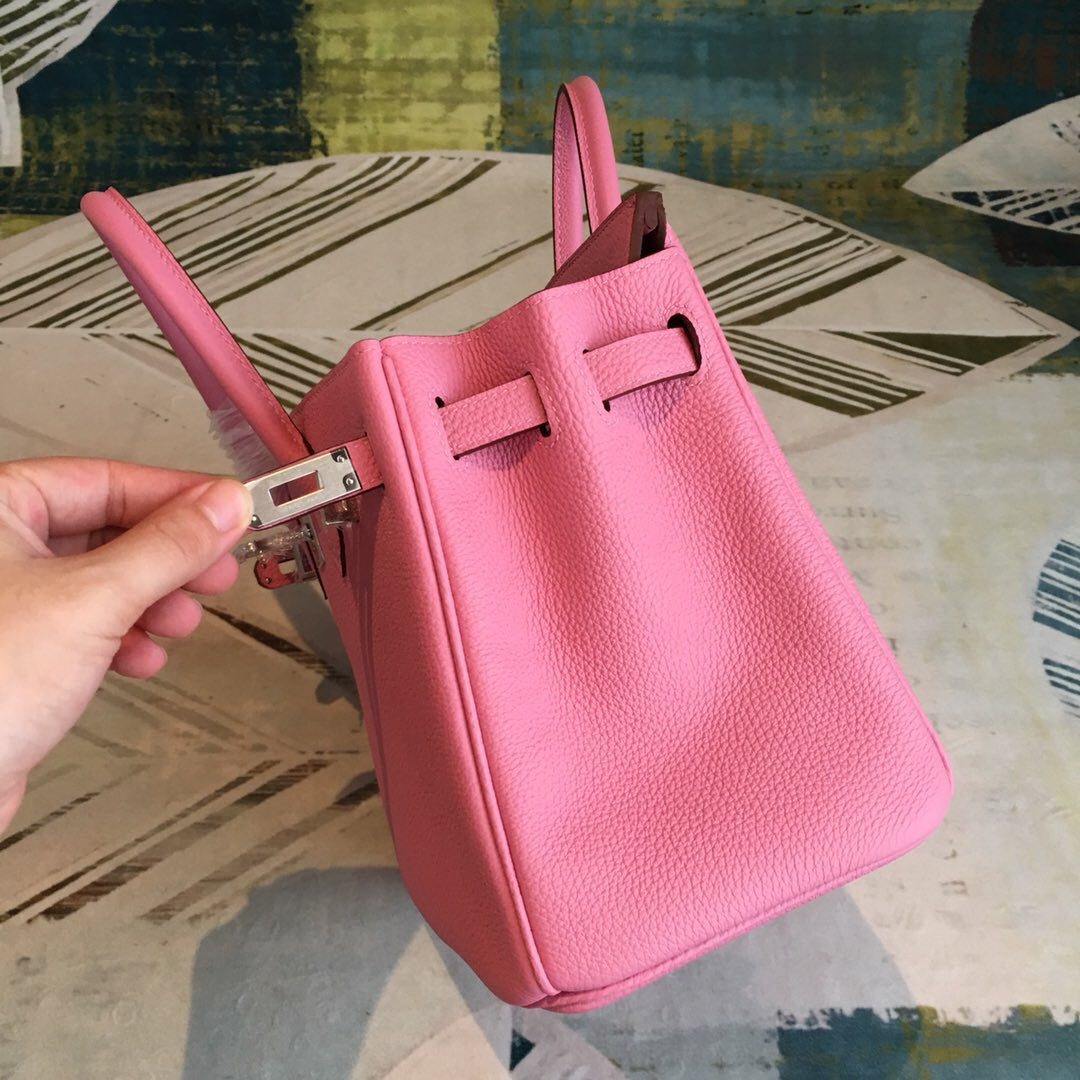GLAMI Birkin Pink For Women Silver-Toned Hardware 11in/30cm