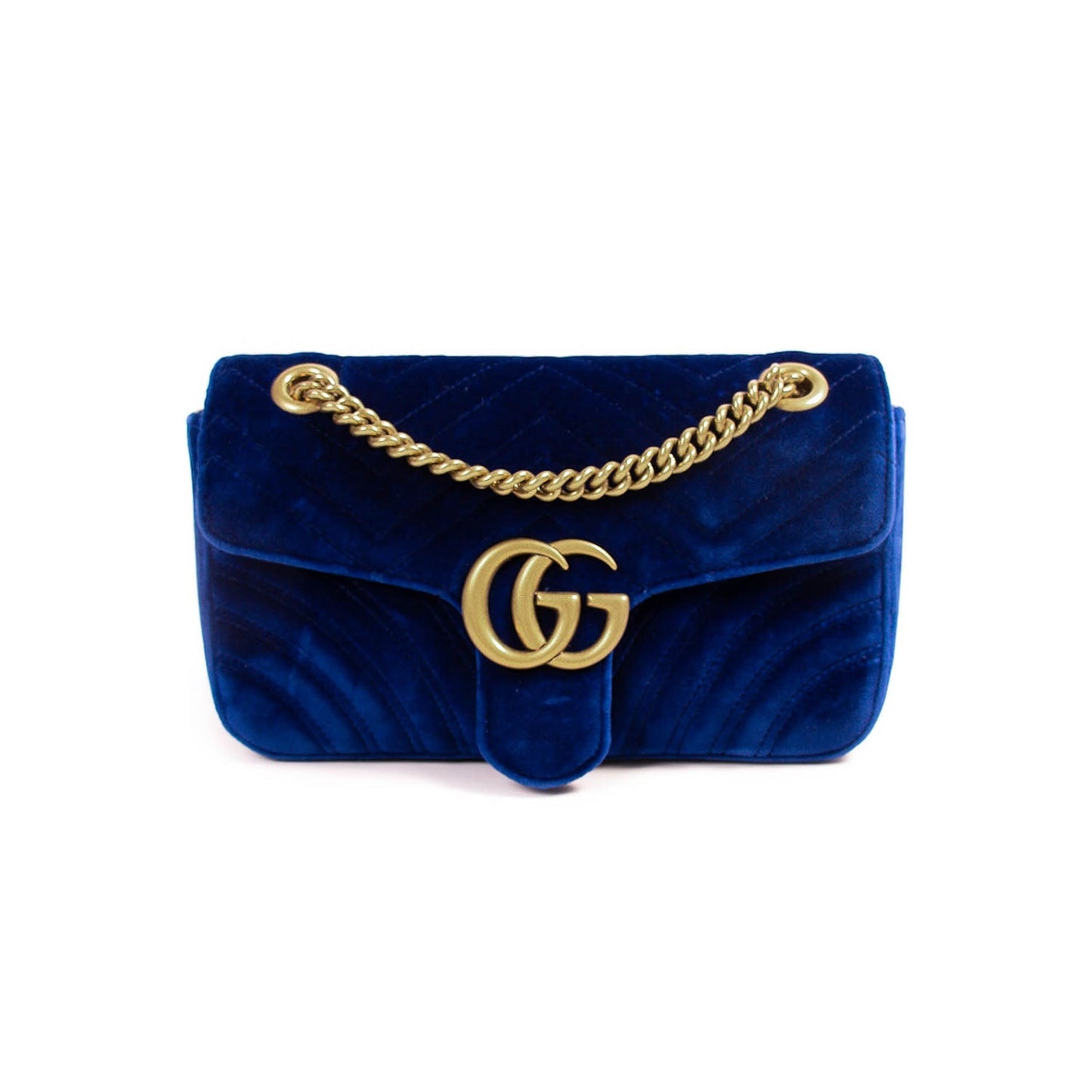 Gucci GG Marmont Small Velvet MetalassÃƒÆ’Ã‚Â© Bag