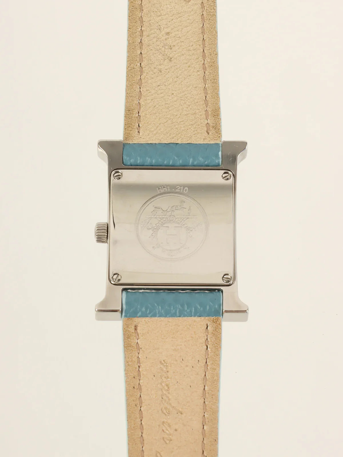 HERMES H Watch Blue