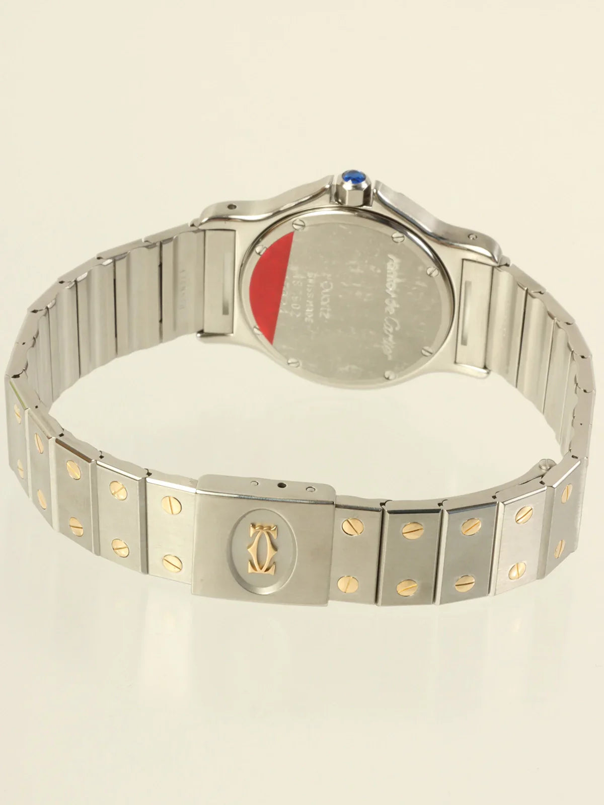 CARTIER Santos Octagon Lm Silver/Gold