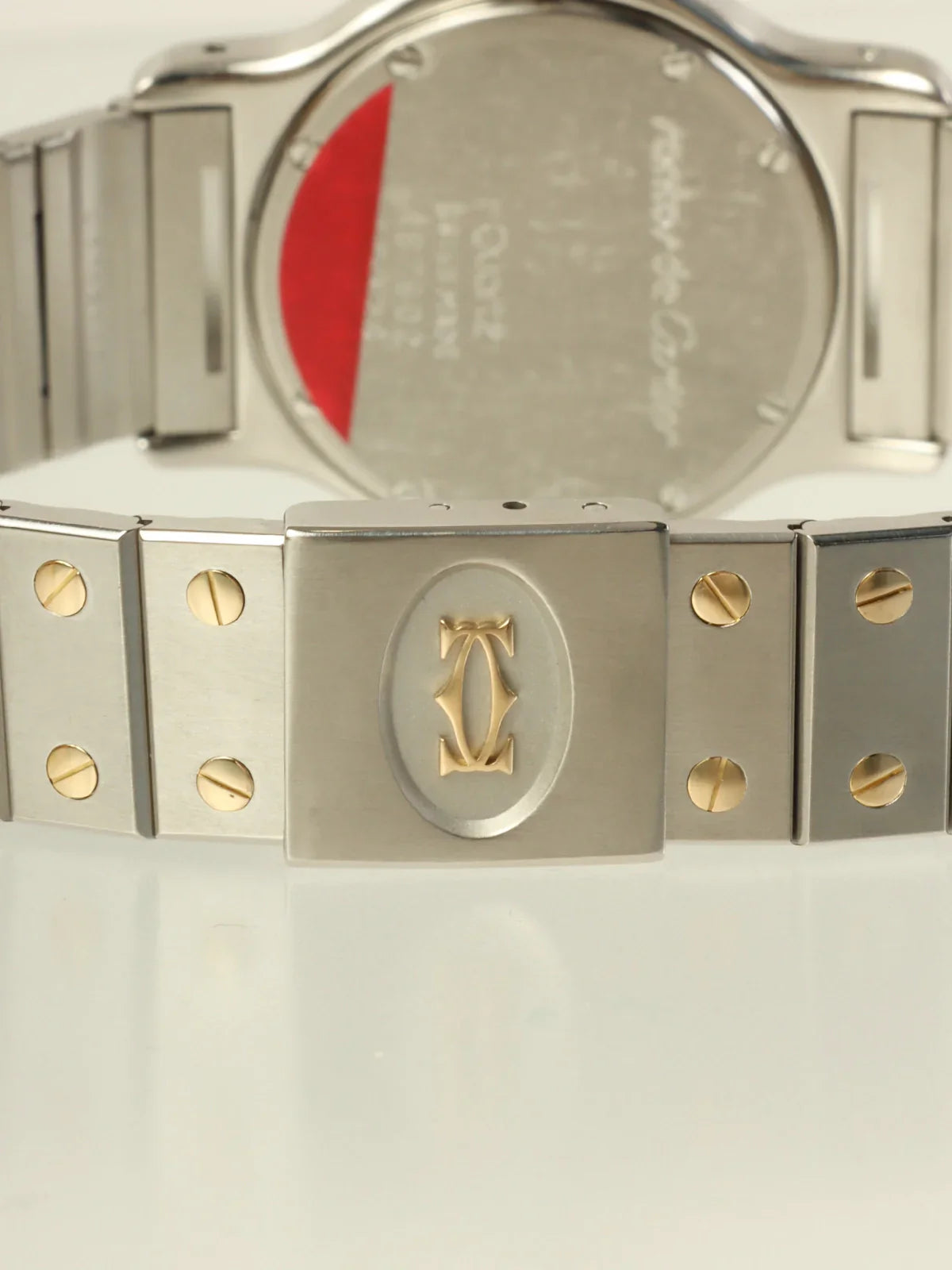 CARTIER Santos Octagon Lm Silver/Gold