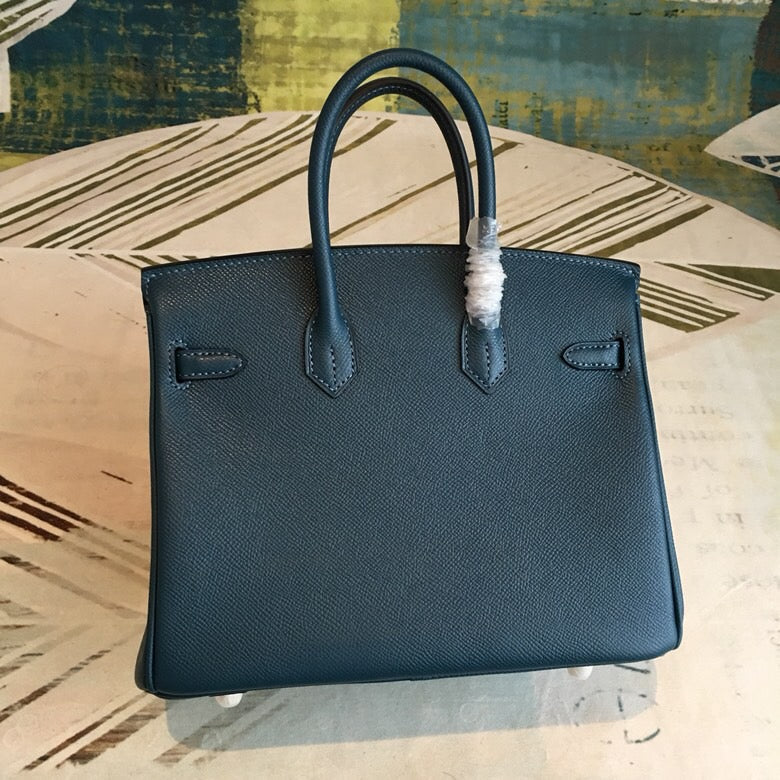 GLAMI Birkin Black For Women Silver Toned Hardware 9.8in/25cm