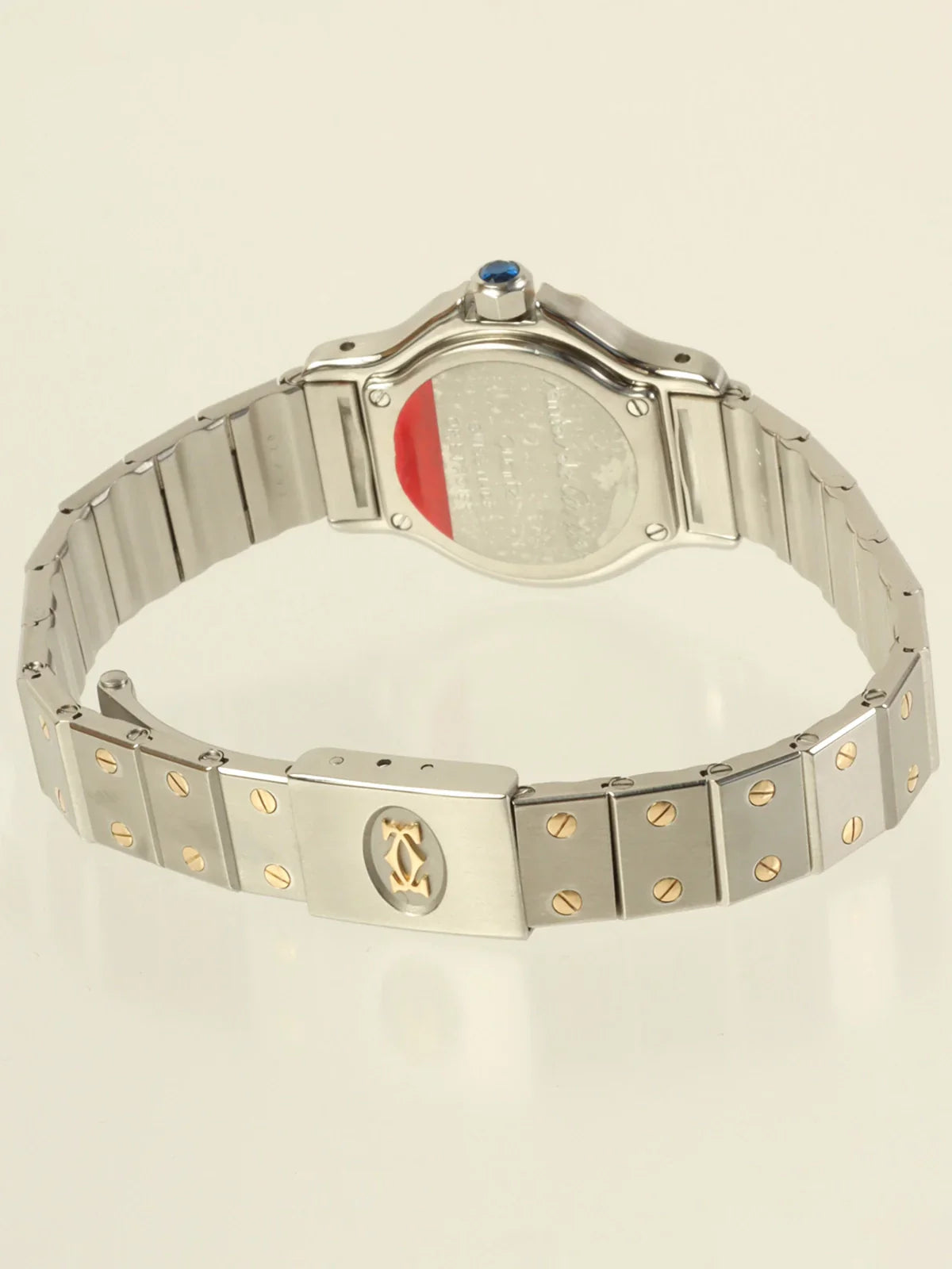CARTIER Santos Octagon Silver/Gold