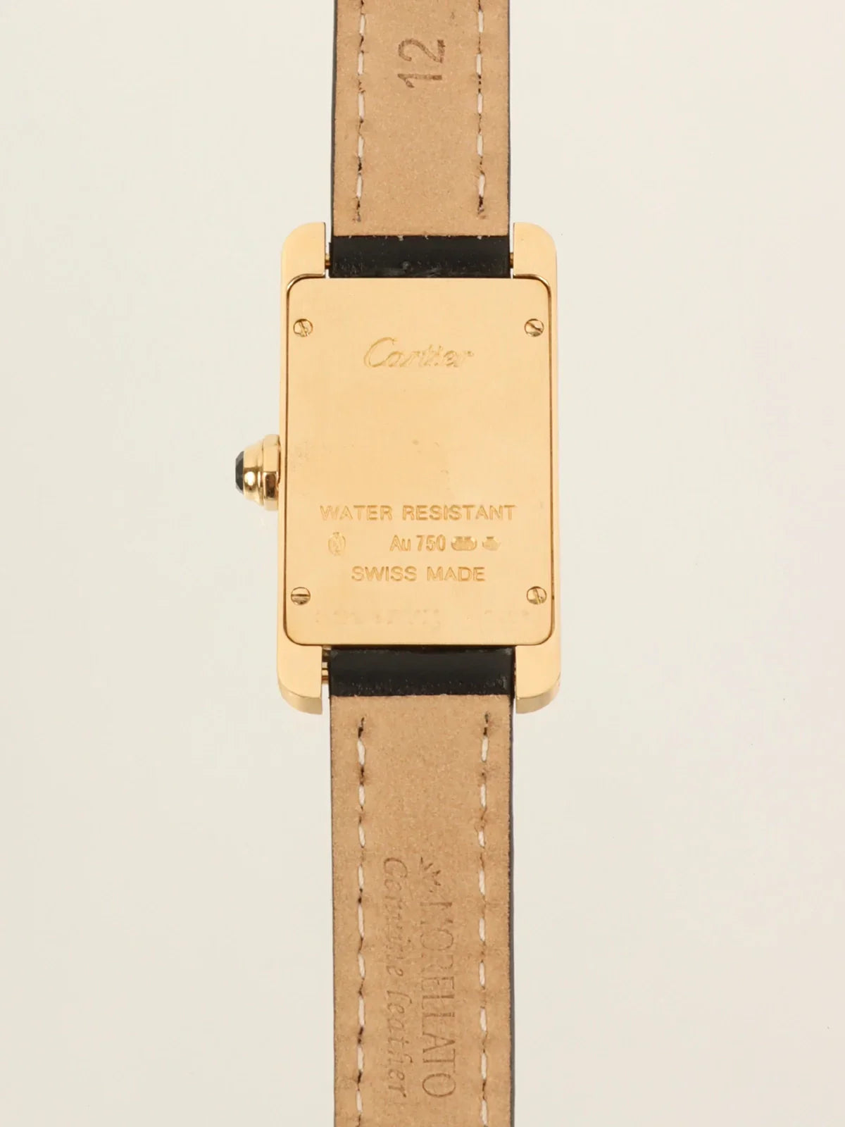 CARTIER Tank American Sm Gold/Black