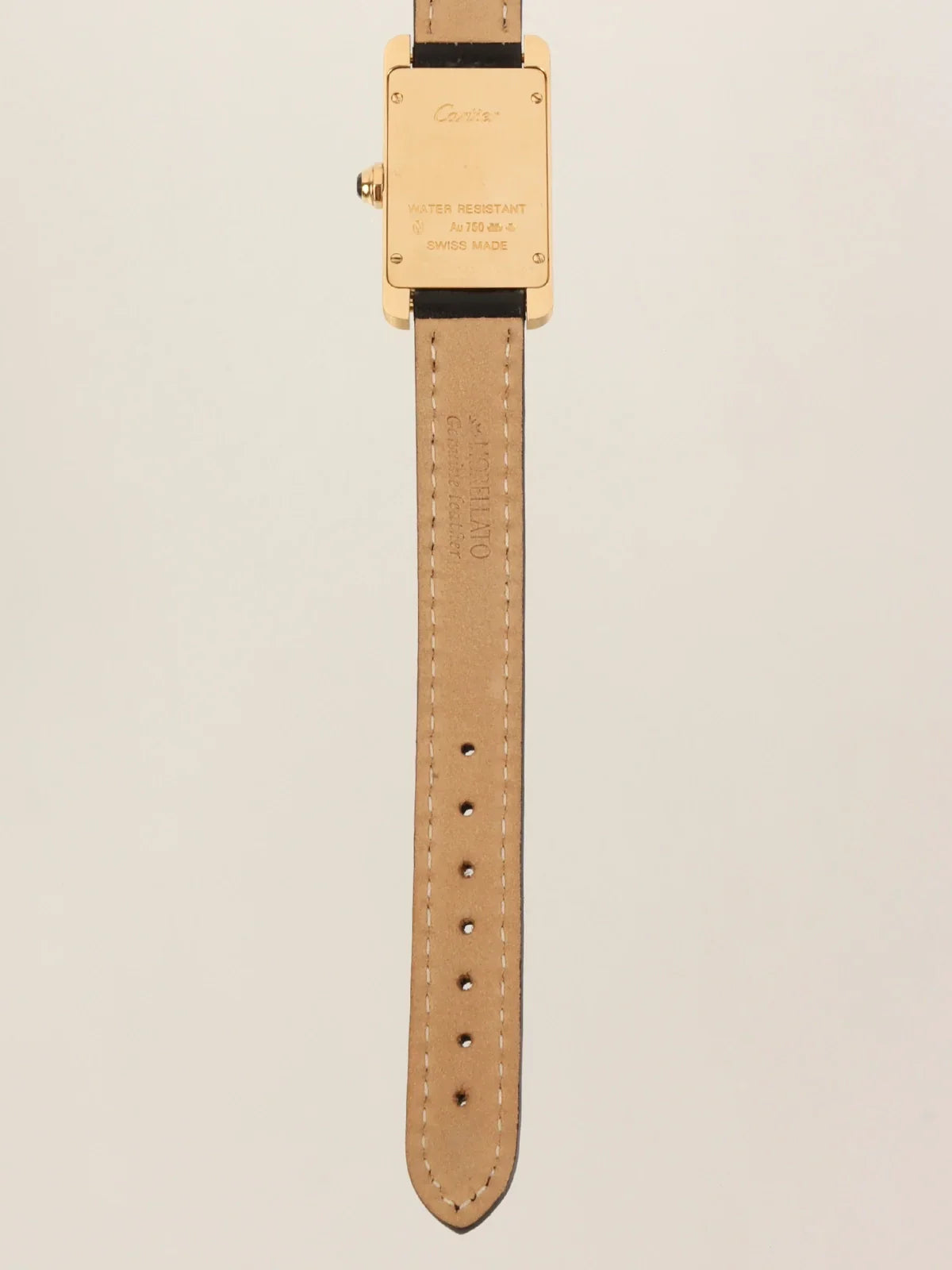 CARTIER Tank American Sm Gold/Black
