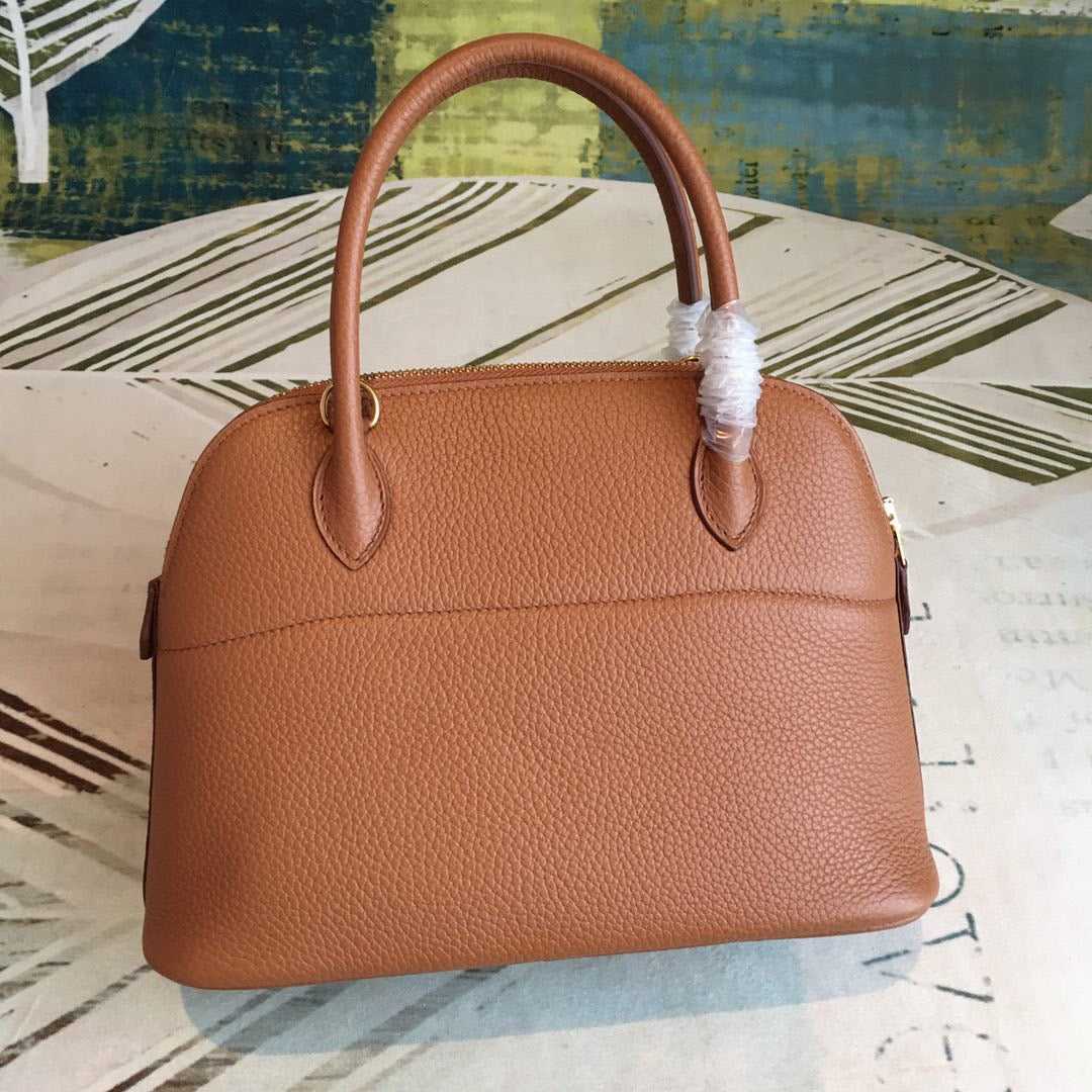 GLAMI Bolide Bag Brown For Women Silver Toned Hardware 12.6in/32cm