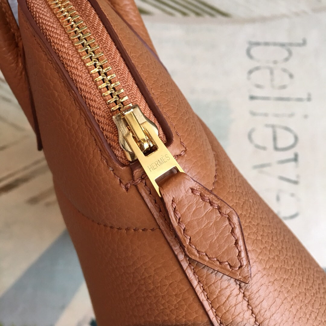 GLAMI Bolide Bag Brown For Women Silver Toned Hardware 12.6in/32cm