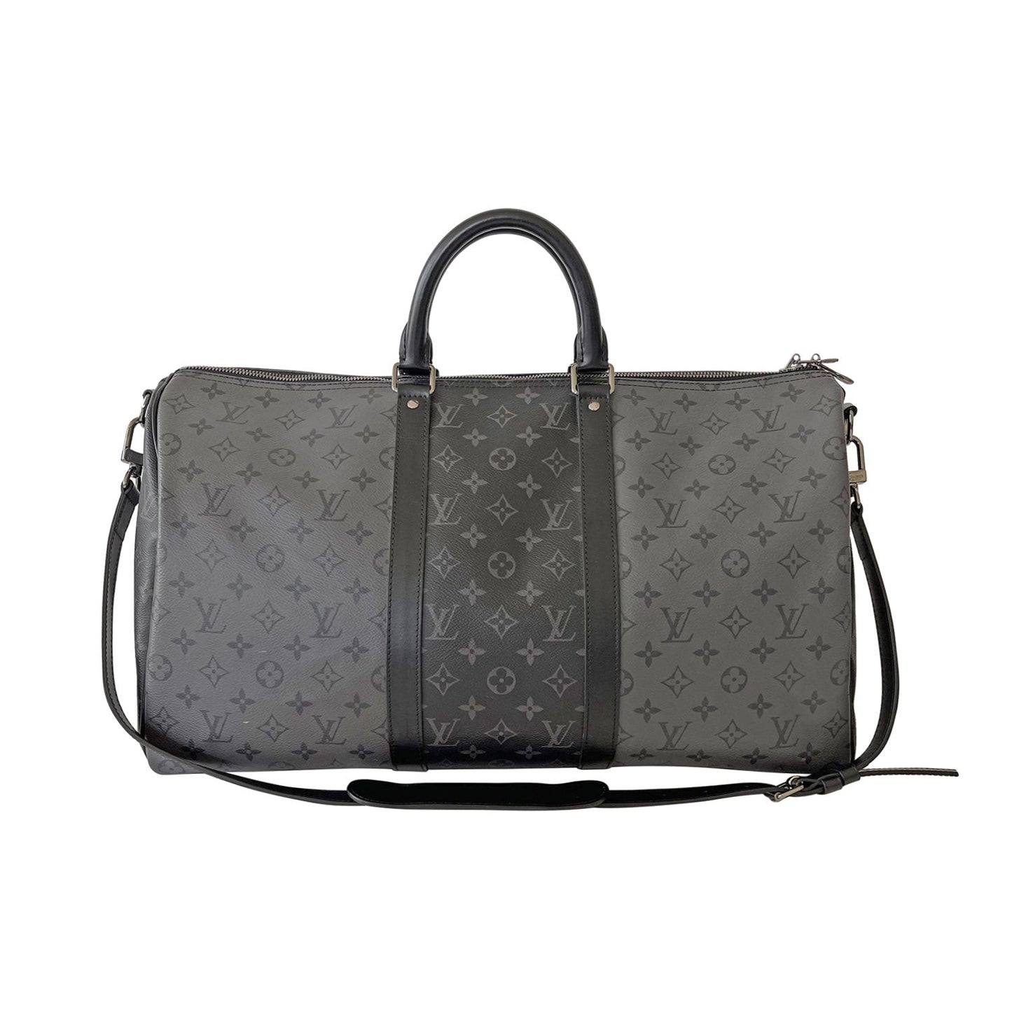Louis Vuitton Keepall BandouliÃƒÆ’Ã‚Â¨re Monogram Eclipse Reverse 50