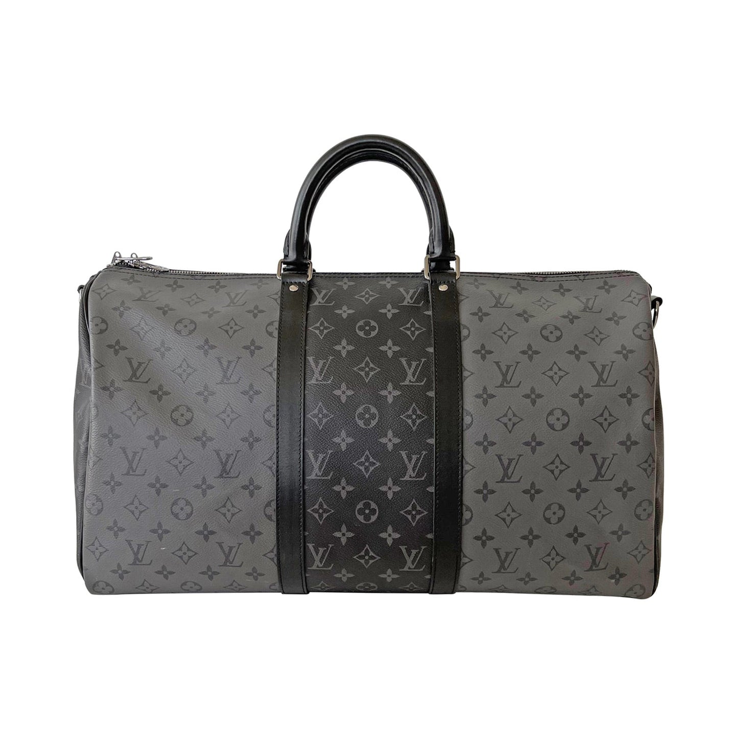 Louis Vuitton Keepall BandouliÃƒÆ’Ã‚Â¨re Monogram Eclipse Reverse 50