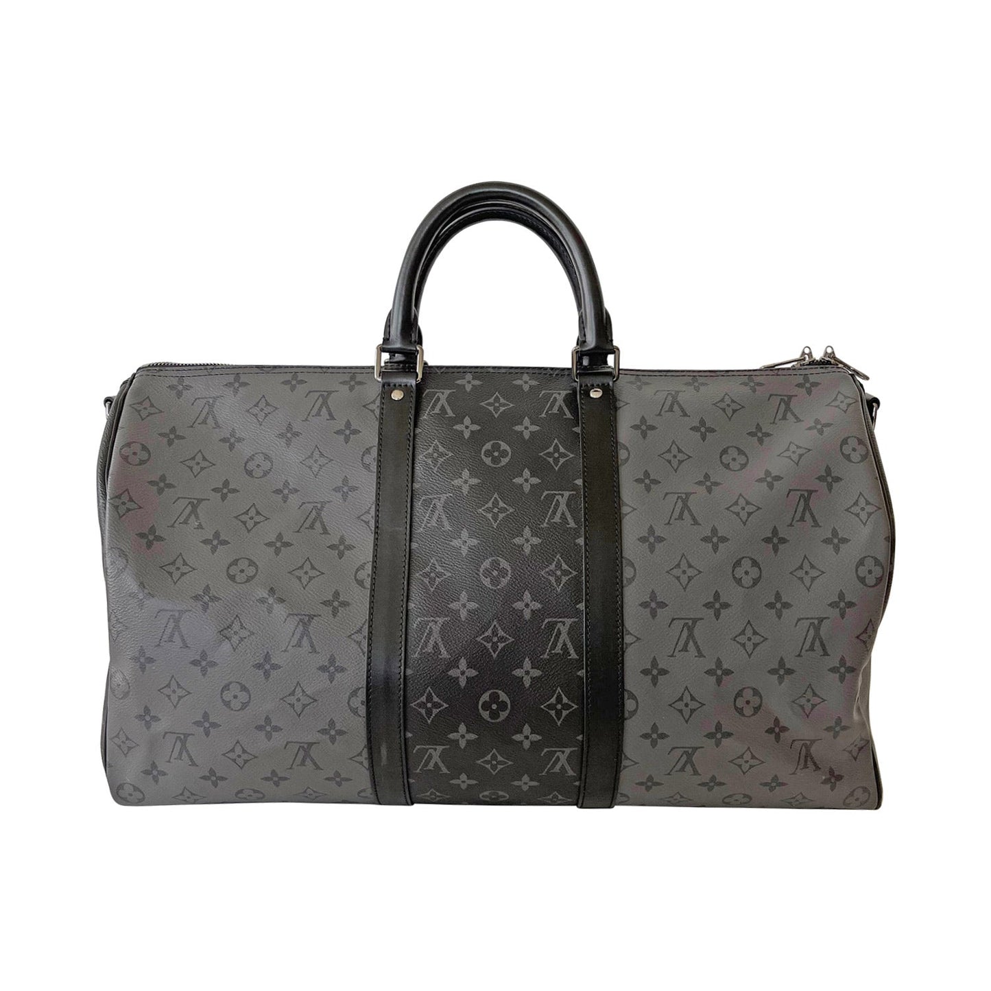 Louis Vuitton Keepall BandouliÃƒÆ’Ã‚Â¨re Monogram Eclipse Reverse 50