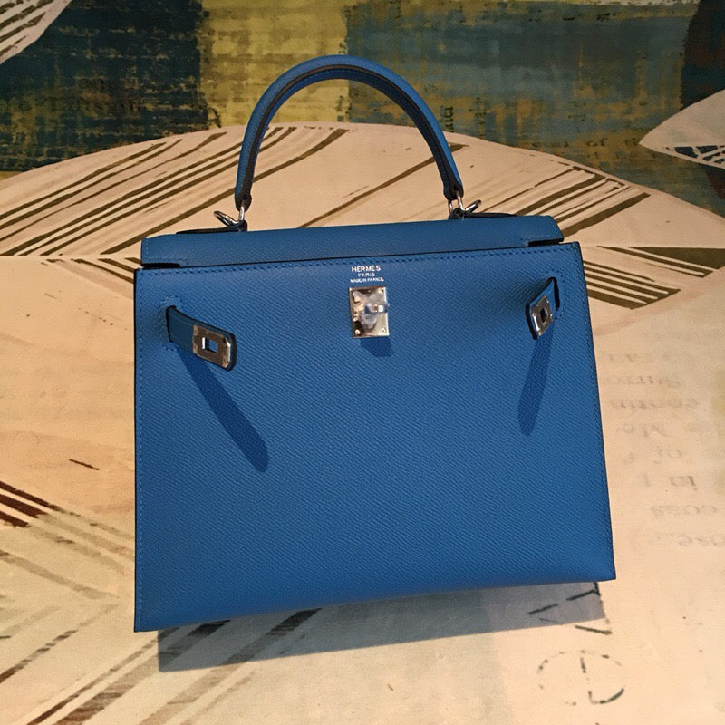 GLAMI Kelly Blue For Women Silver Toned Hardware 10in/25cm