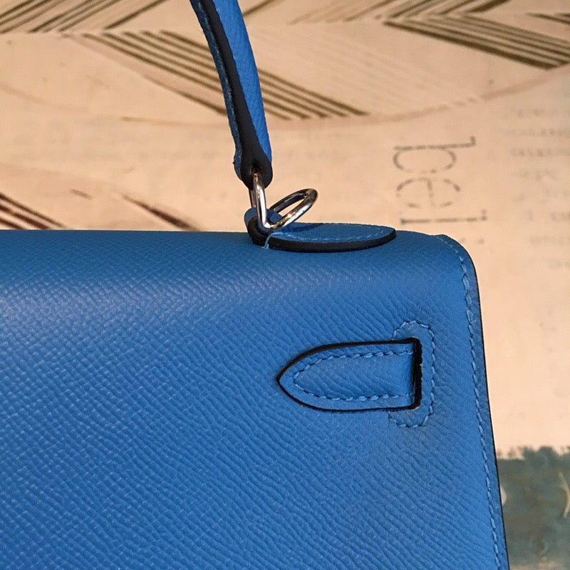 GLAMI Kelly Blue For Women Silver Toned Hardware 10in/25cm
