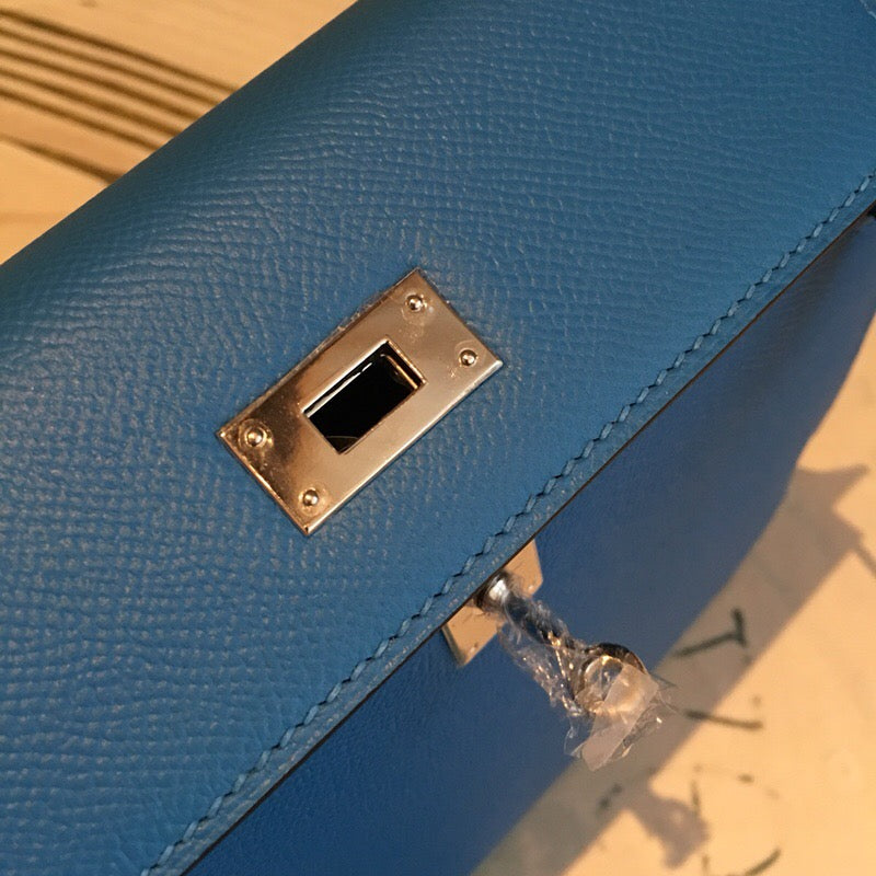 GLAMI Kelly Blue For Women Silver Toned Hardware 10in/25cm