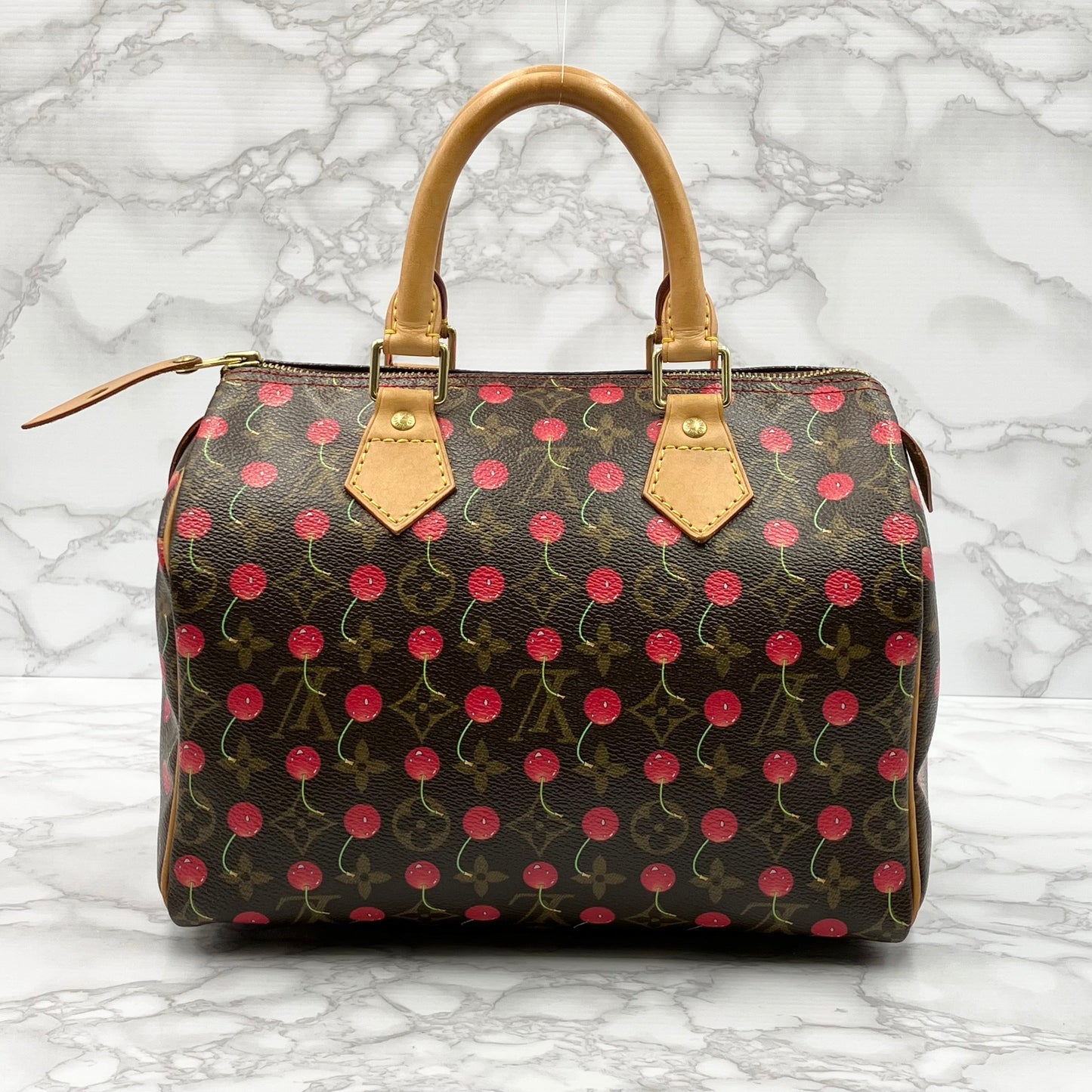 LOUIS VUITTON Speedy 25 monogram Cherry