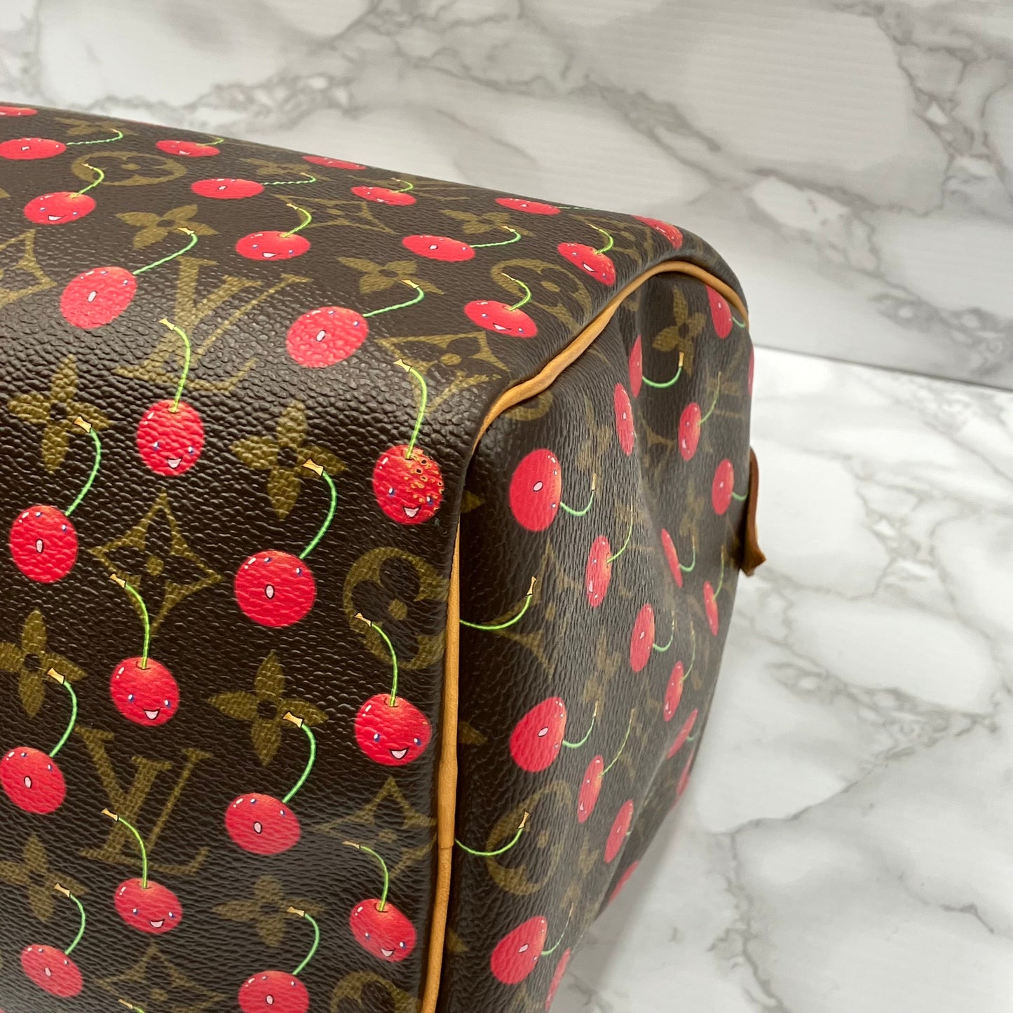 LOUIS VUITTON Speedy 25 monogram Cherry