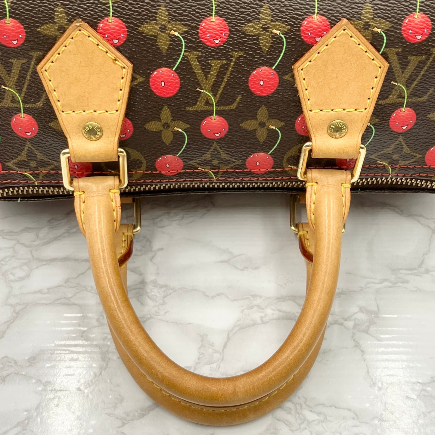 LOUIS VUITTON Speedy 25 monogram Cherry