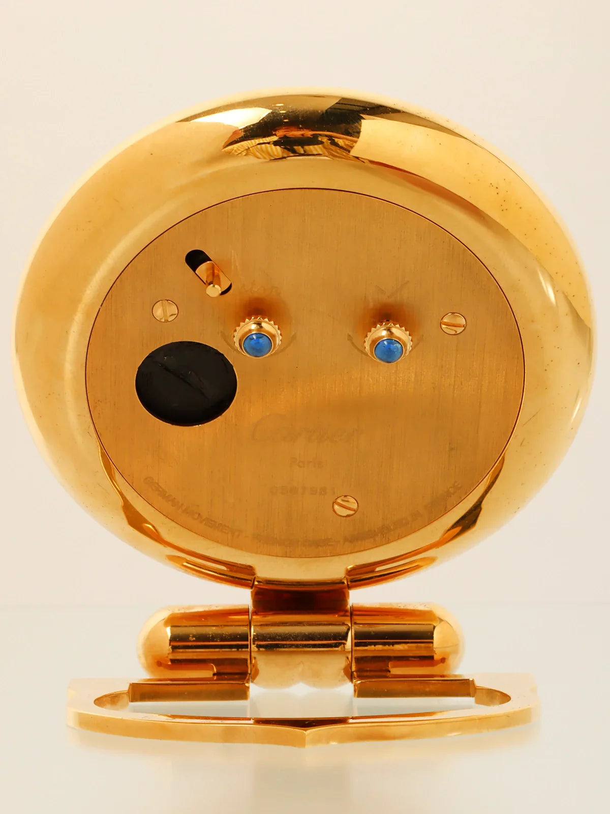 CARTIER Colisee Travel Clock Gold