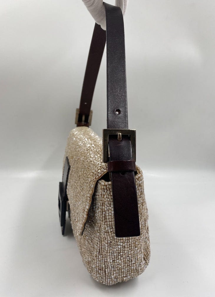 Fendi Sequin Beaded Baguette Bag