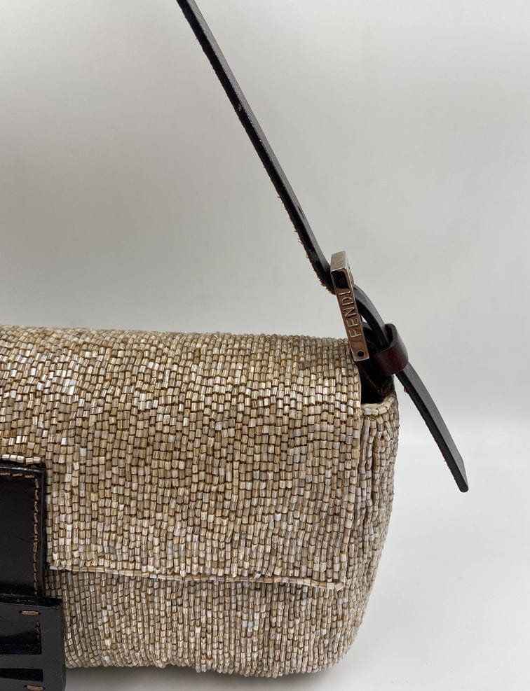 Fendi Sequin Beaded Baguette Bag