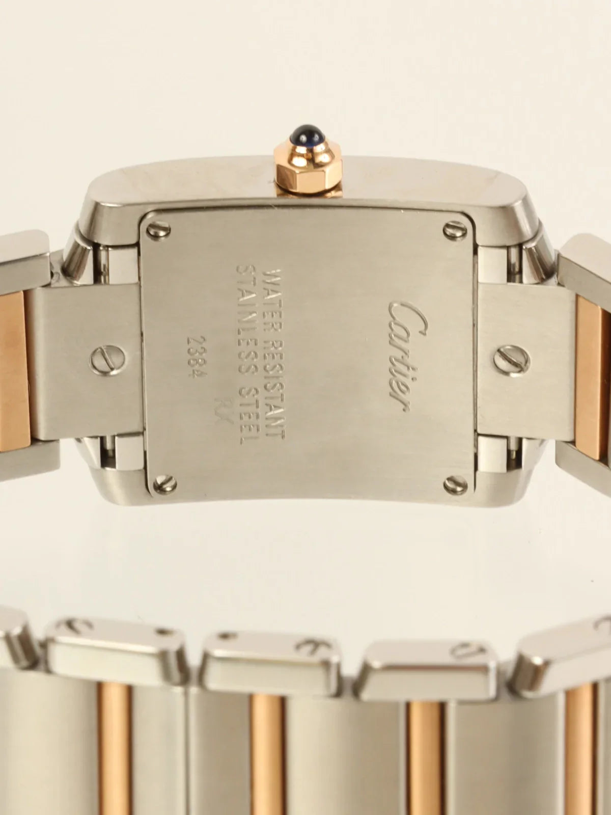 CARTIER Tank Francaise Sm Silver/Shell Pink