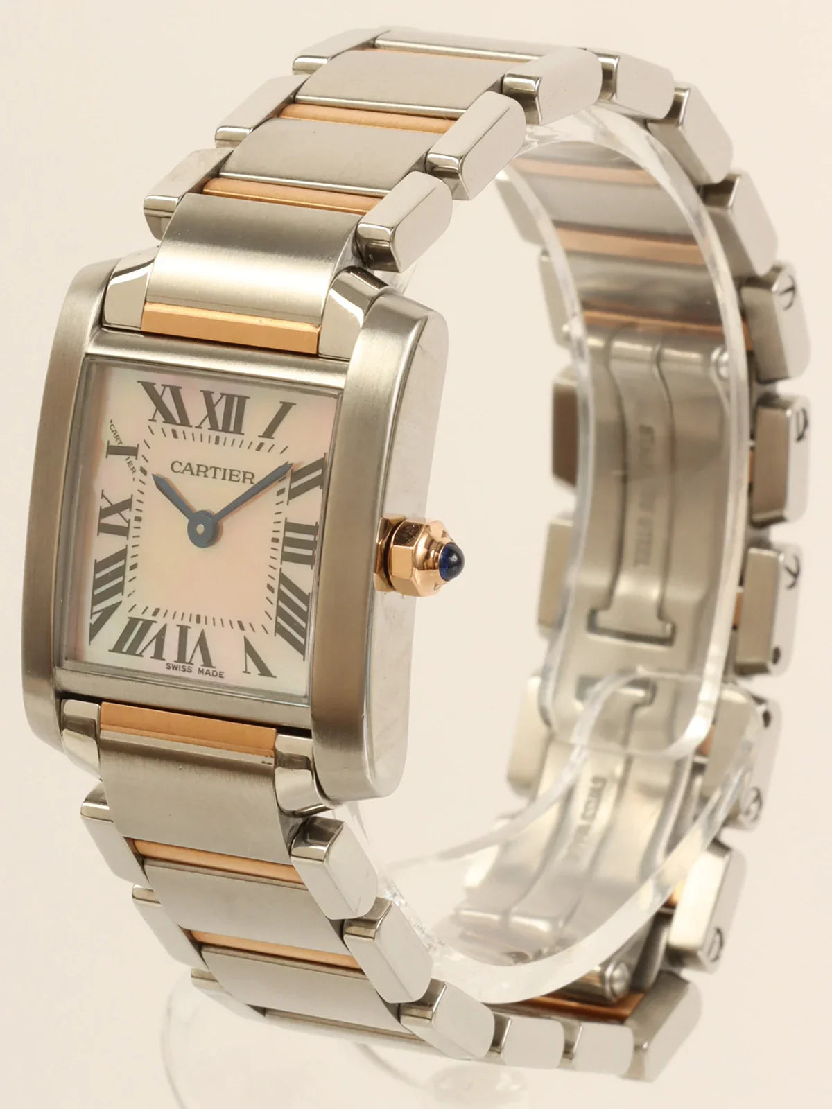 CARTIER Tank Francaise Sm Silver/Shell Pink