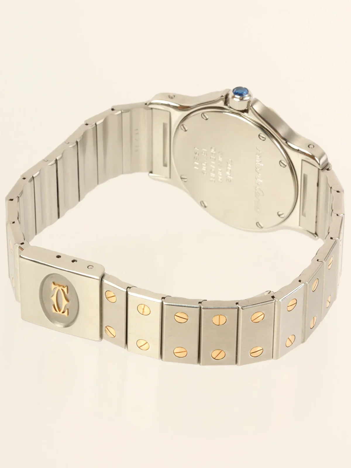 CARTIER Santos Octagon Lm Silver/Gold
