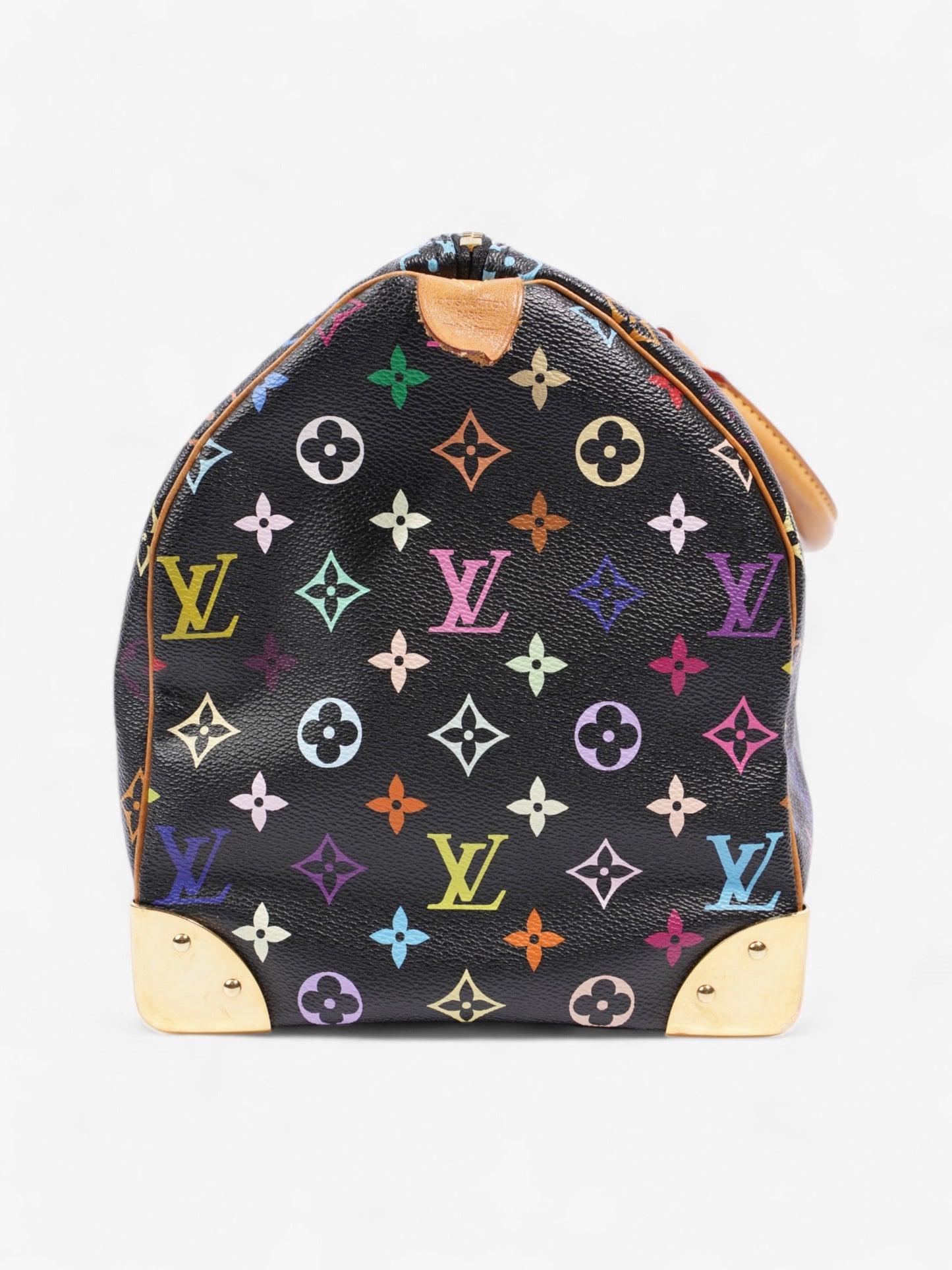 Louis Vuitton Speedy Black / Multicolour Coated Canvas 40