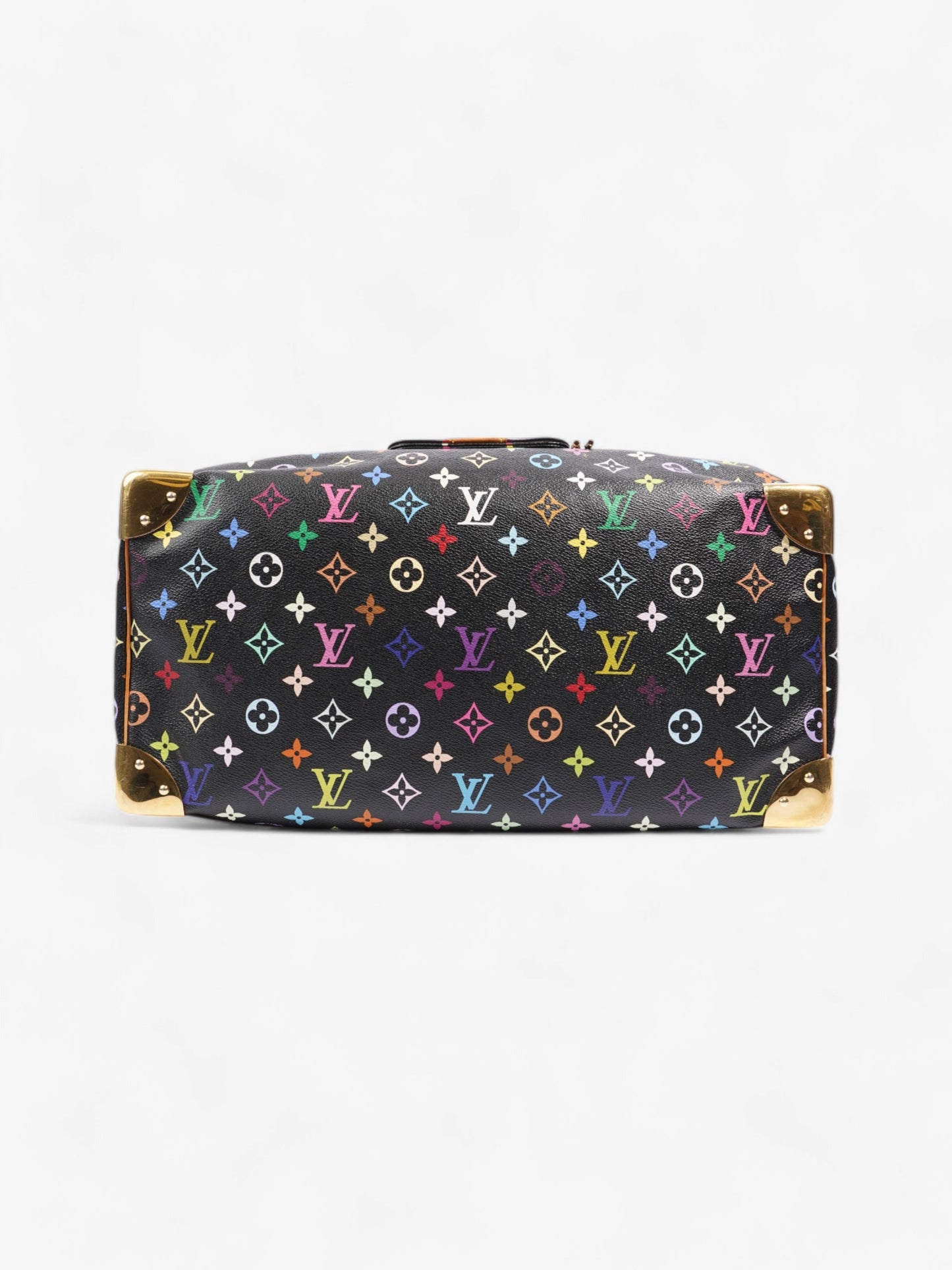 Louis Vuitton Speedy Black / Multicolour Coated Canvas 40