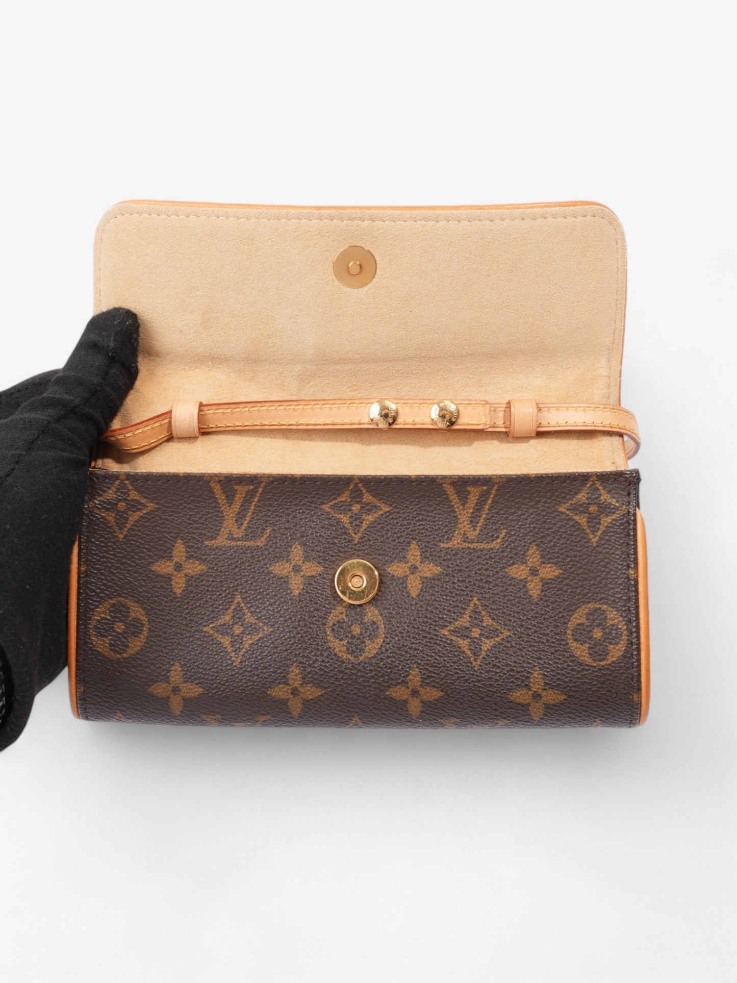 Louis Vuitton Pochette Twin Monogram Coated Canvas PM