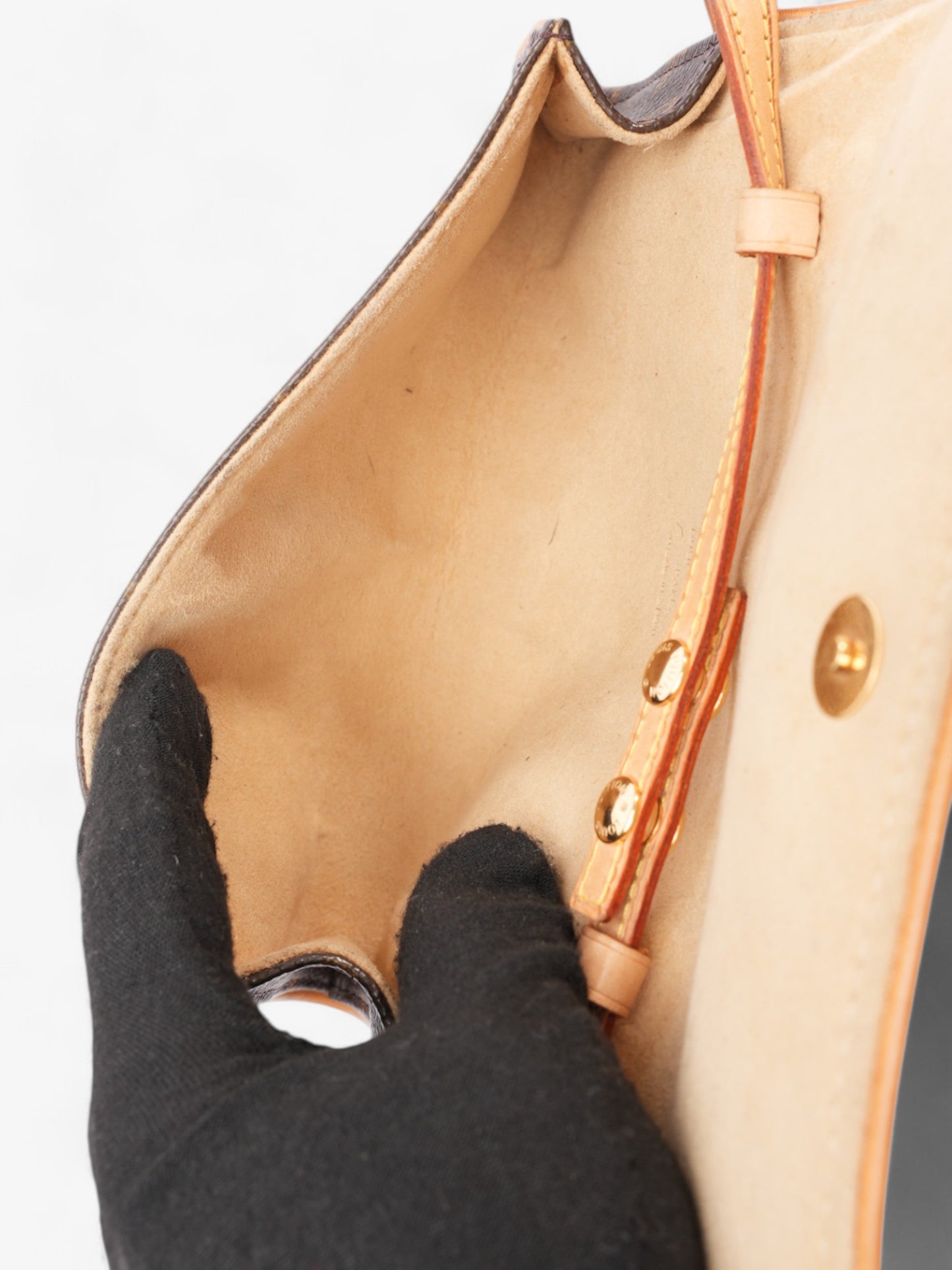 Louis Vuitton Pochette Twin Monogram Coated Canvas PM