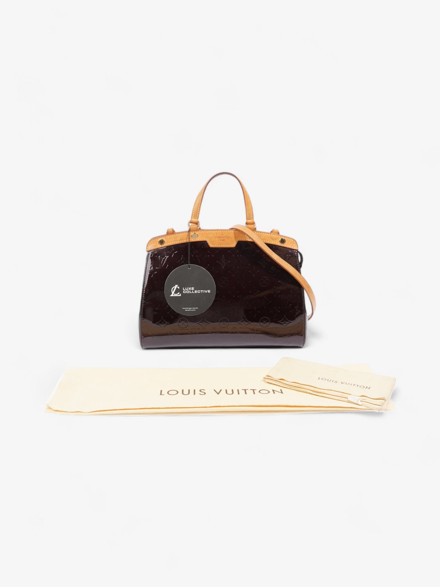 Louis Vuitton Brea Monogram Vernis Vernis Leather GM