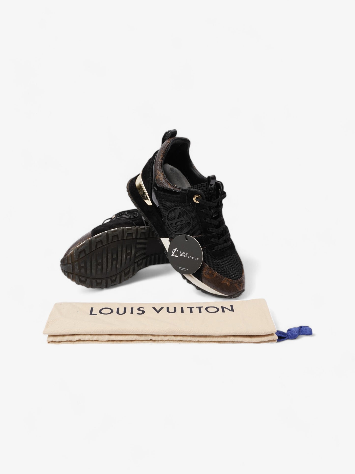 Louis Vuitton Run Away Black / Monogram Mesh EU 37 UK 4