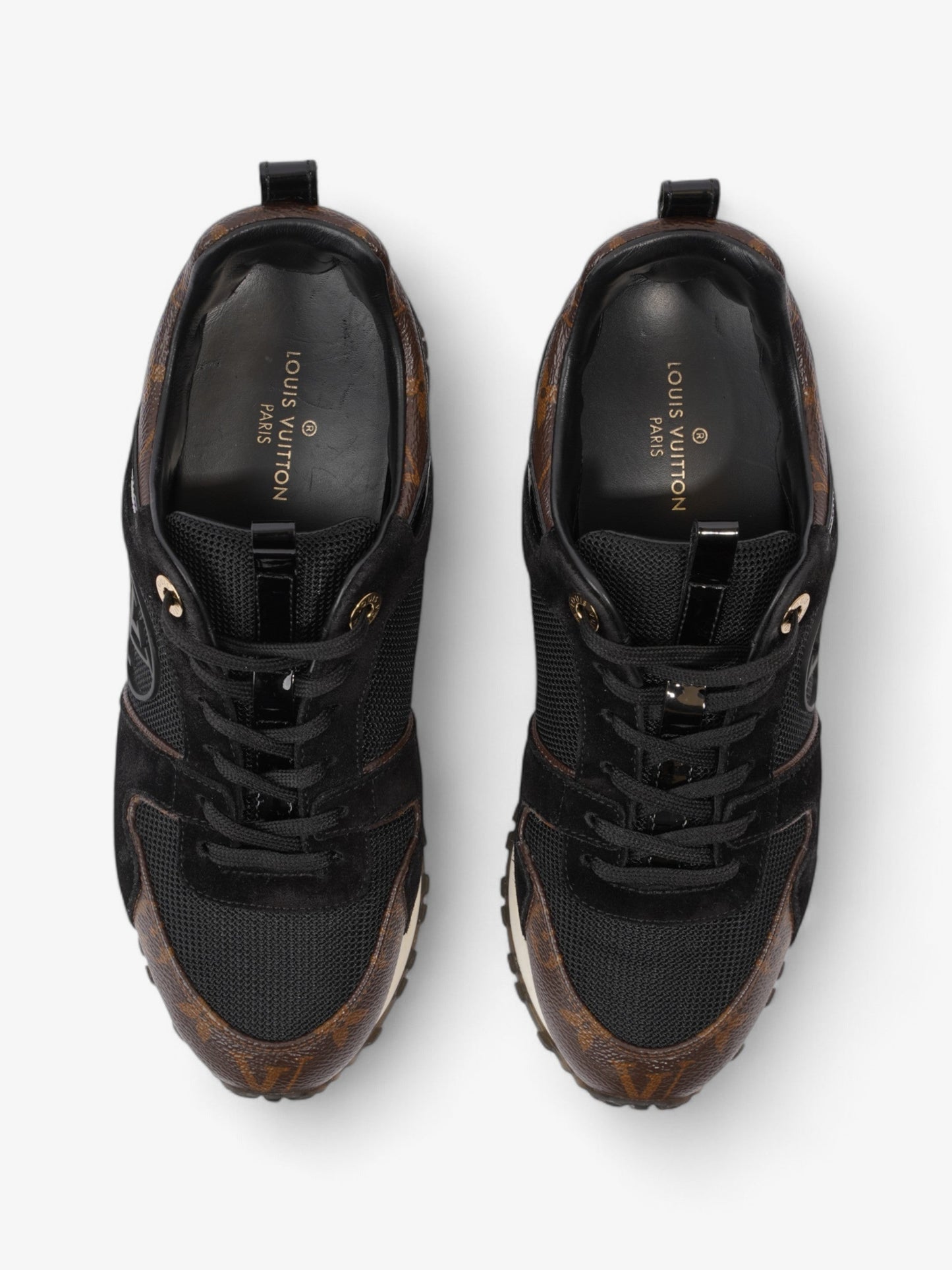 Louis Vuitton Run Away Black / Monogram Mesh EU 37 UK 4
