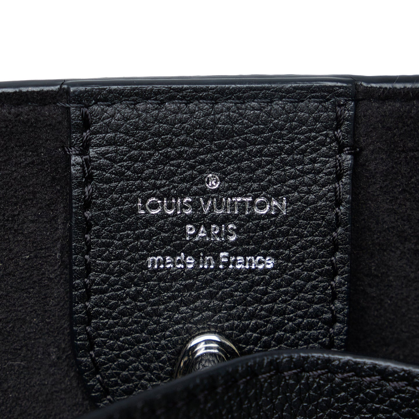 Louis Vuitton Lockme Cabas Black Calfskin